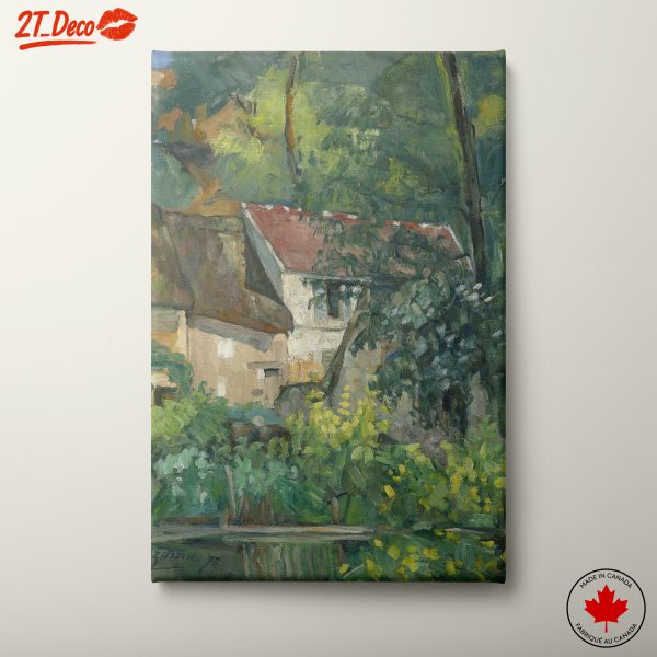 Lush Greenery and Floral Landscape Artwork