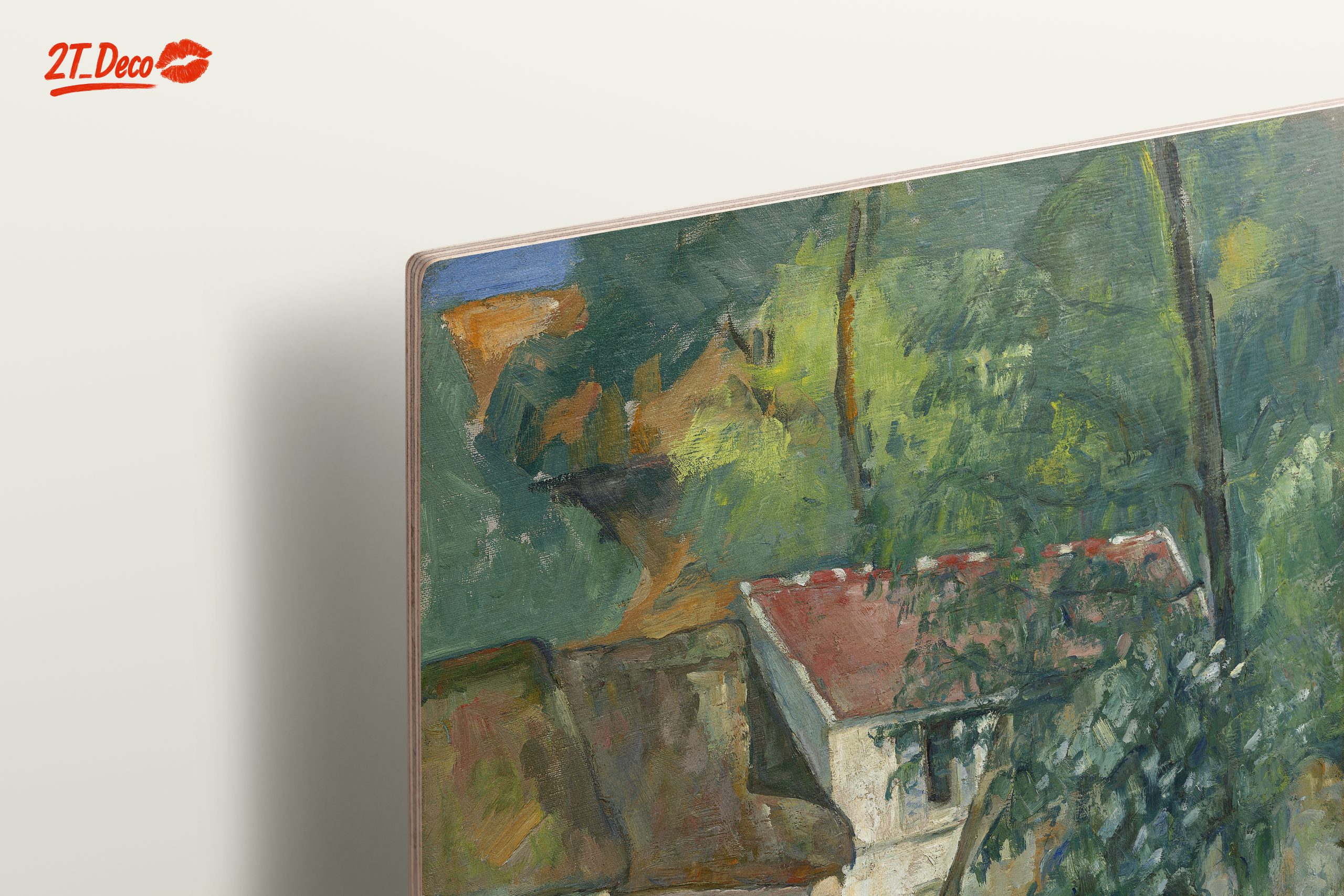 Lush Greenery and Floral Landscape Artwork - Image 15