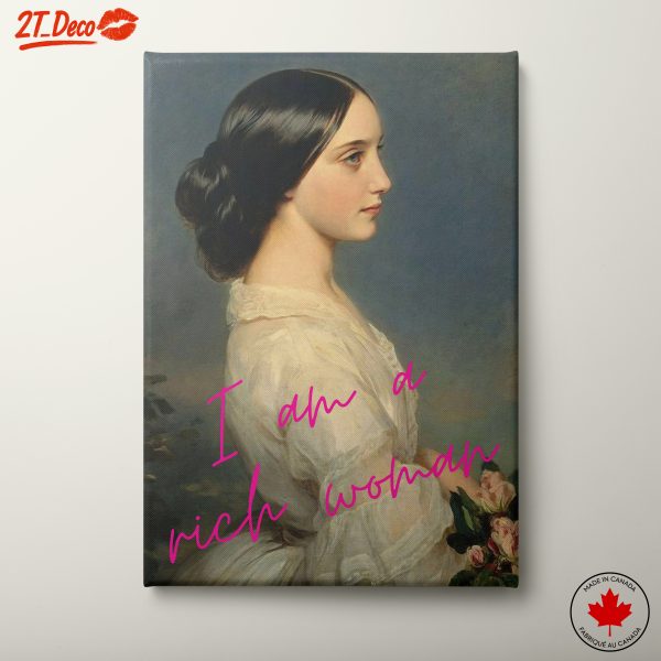 Elegant Woman Portrait with Inspirational Quote