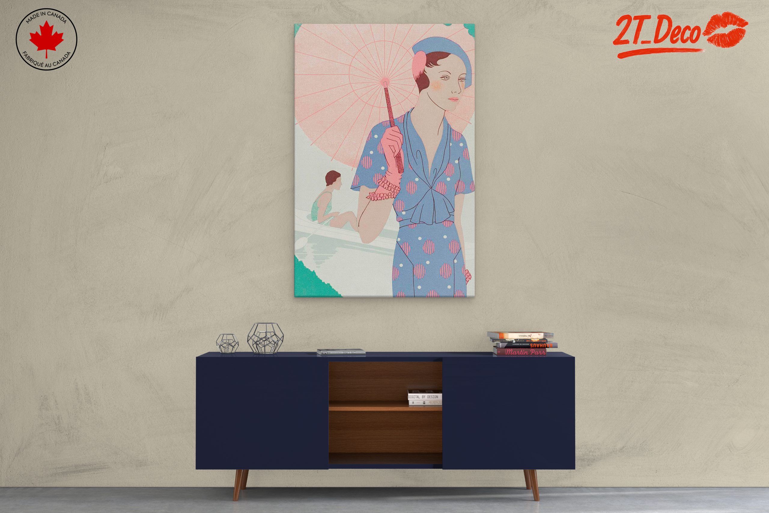 Stylized Vintage Women Portrait Art - Image 3