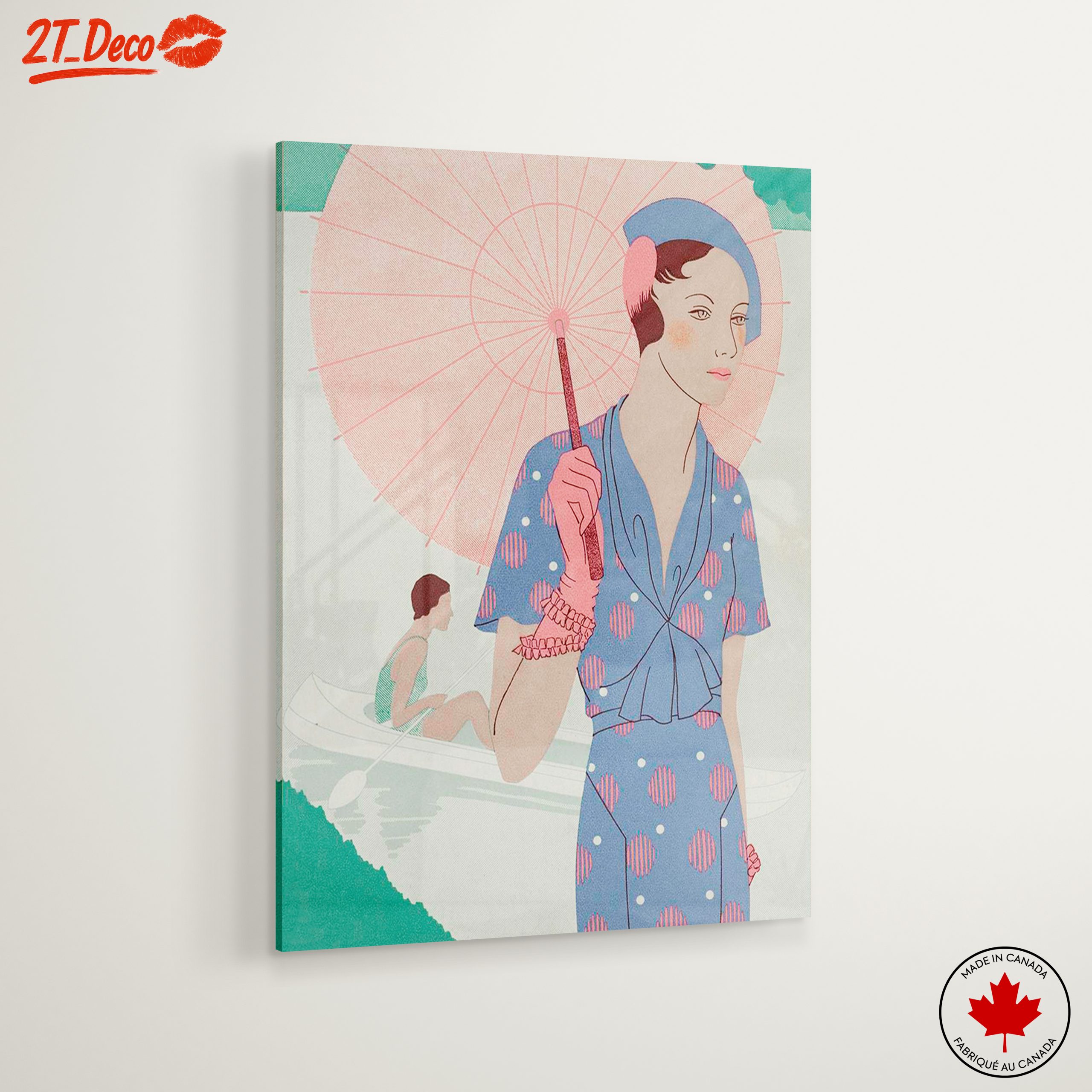 Stylized Vintage Women Portrait Art - Image 6