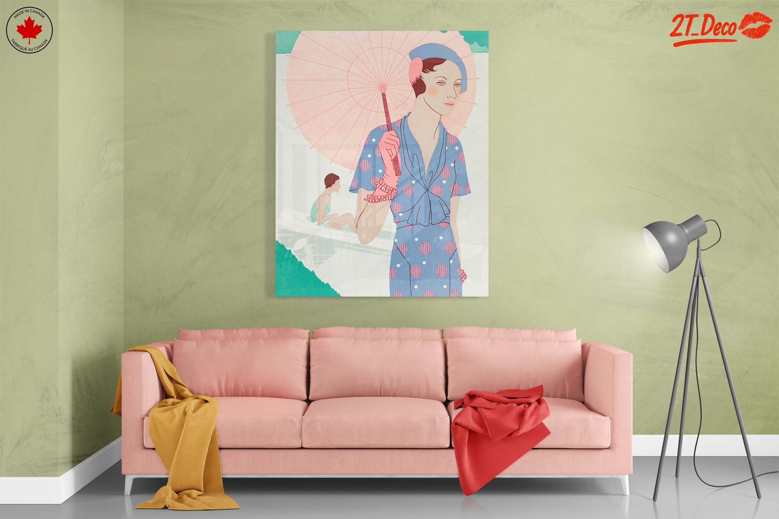Stylized Vintage Women Portrait Art - Image 7