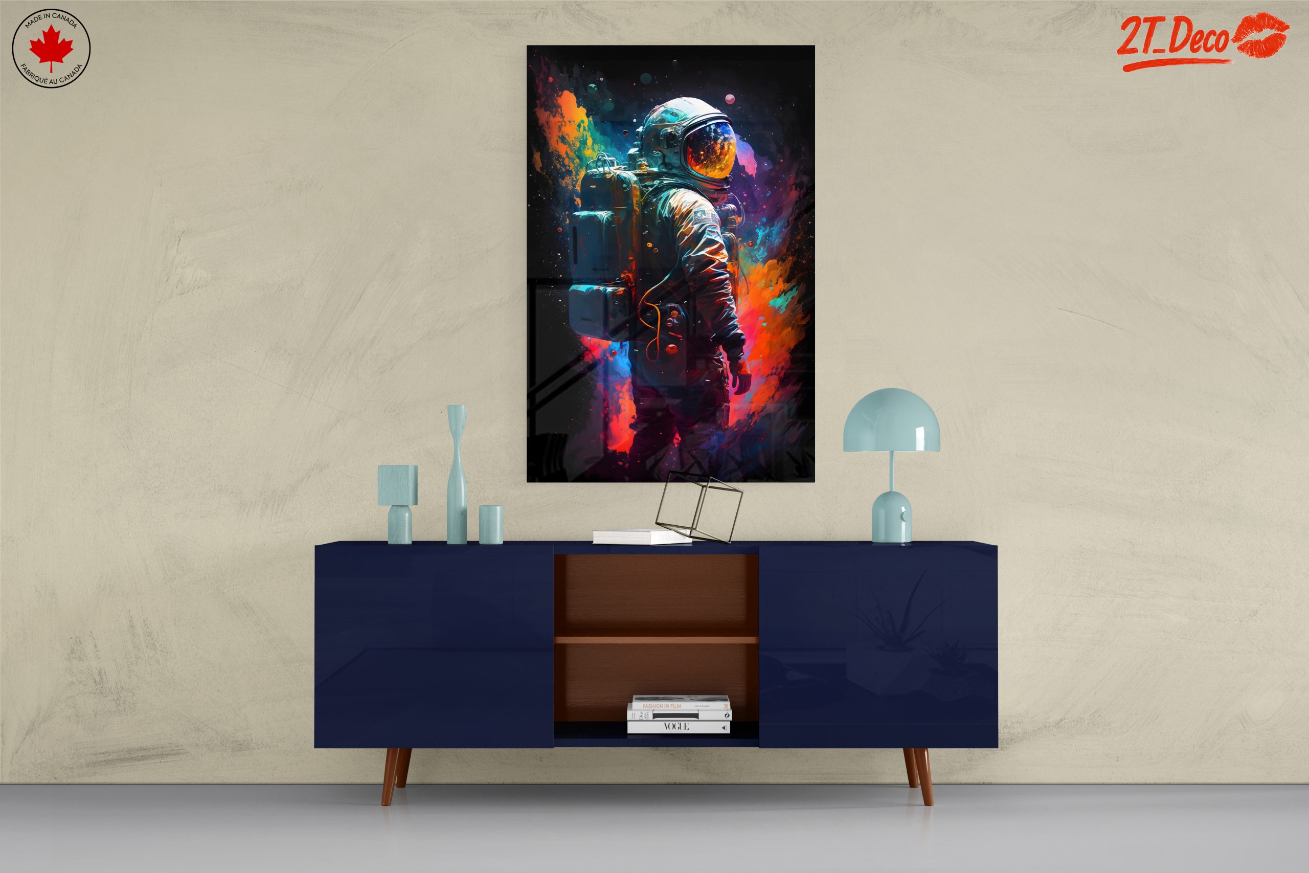 Vibrant Astronaut in Cosmic Space 2 - Image 8