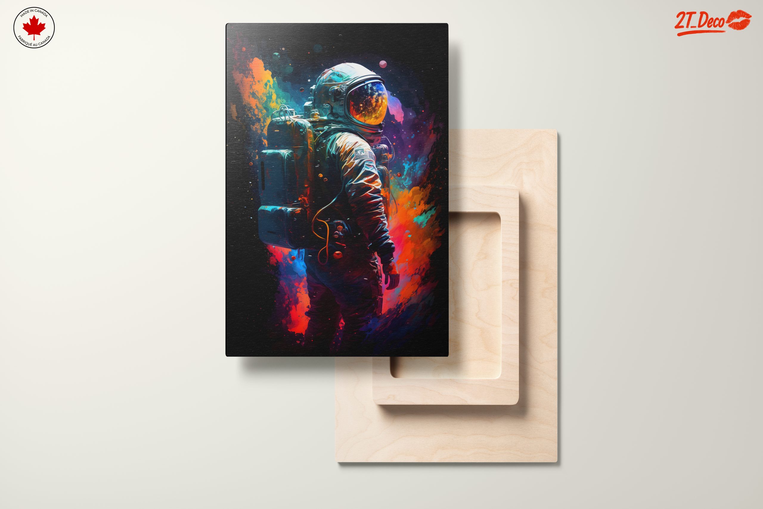 Vibrant Astronaut in Cosmic Space 2 - Image 11