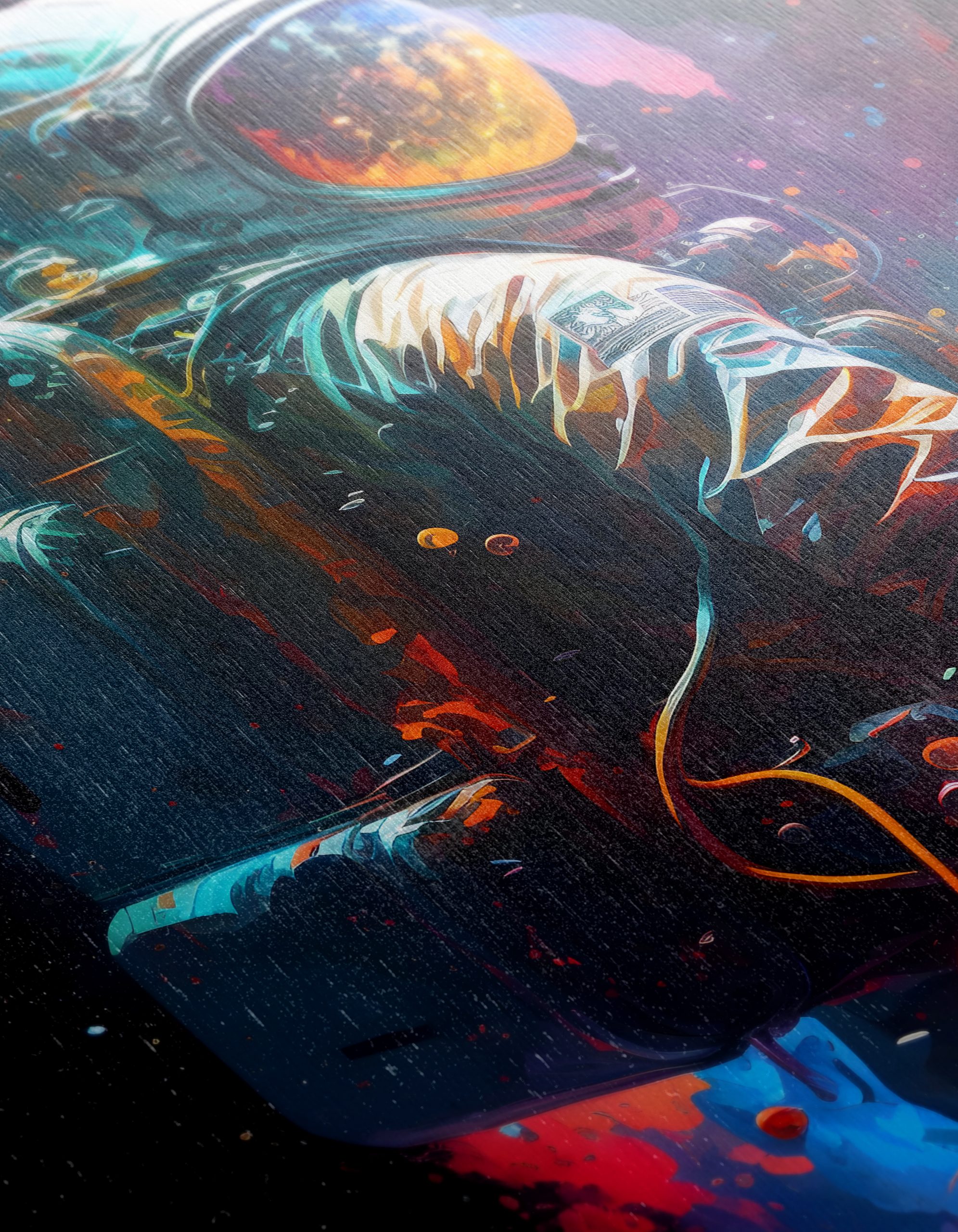 Vibrant Astronaut in Cosmic Space 2 - Image 12