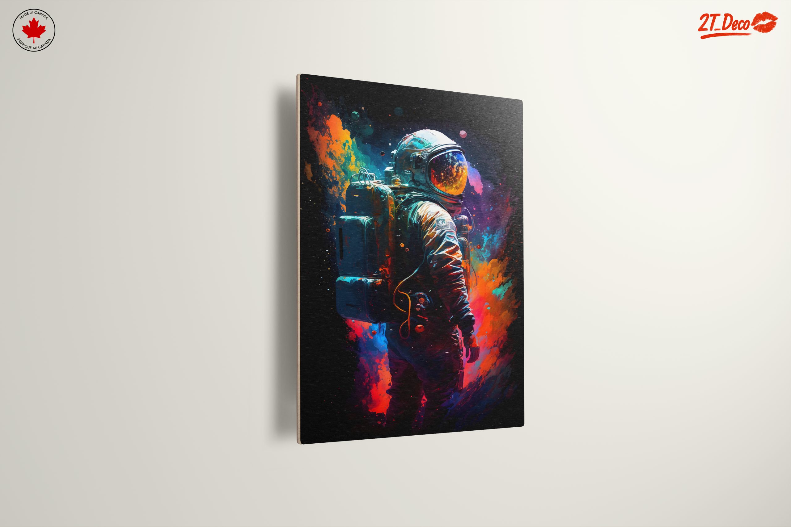Vibrant Astronaut in Cosmic Space 2 - Image 13