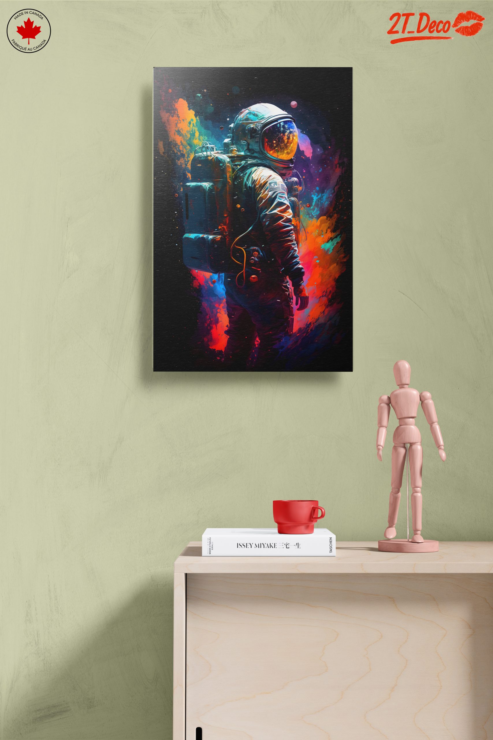 Vibrant Astronaut in Cosmic Space 2 - Image 14