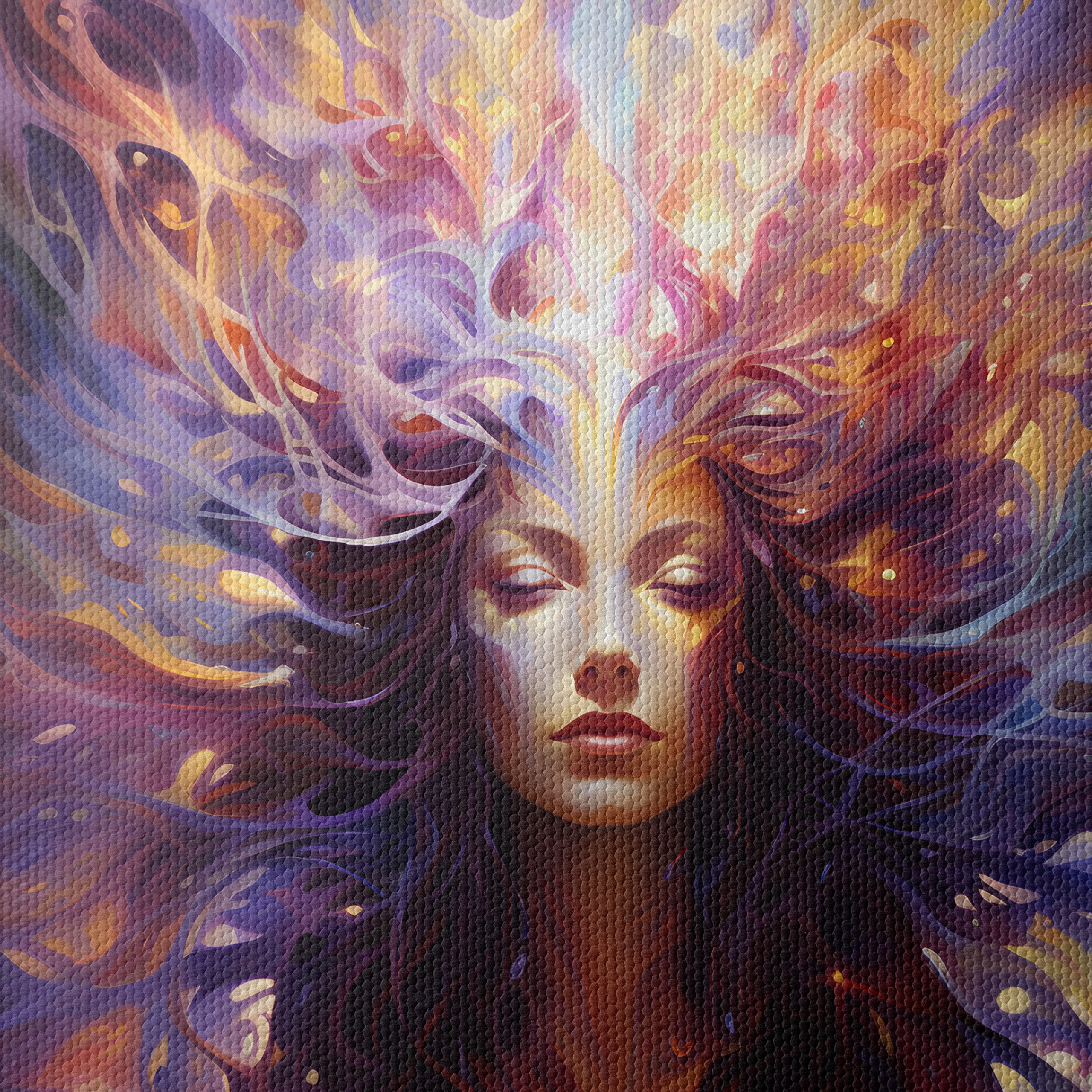 Abstract Contemporary Portrait with Vibrant Colors - Image 4