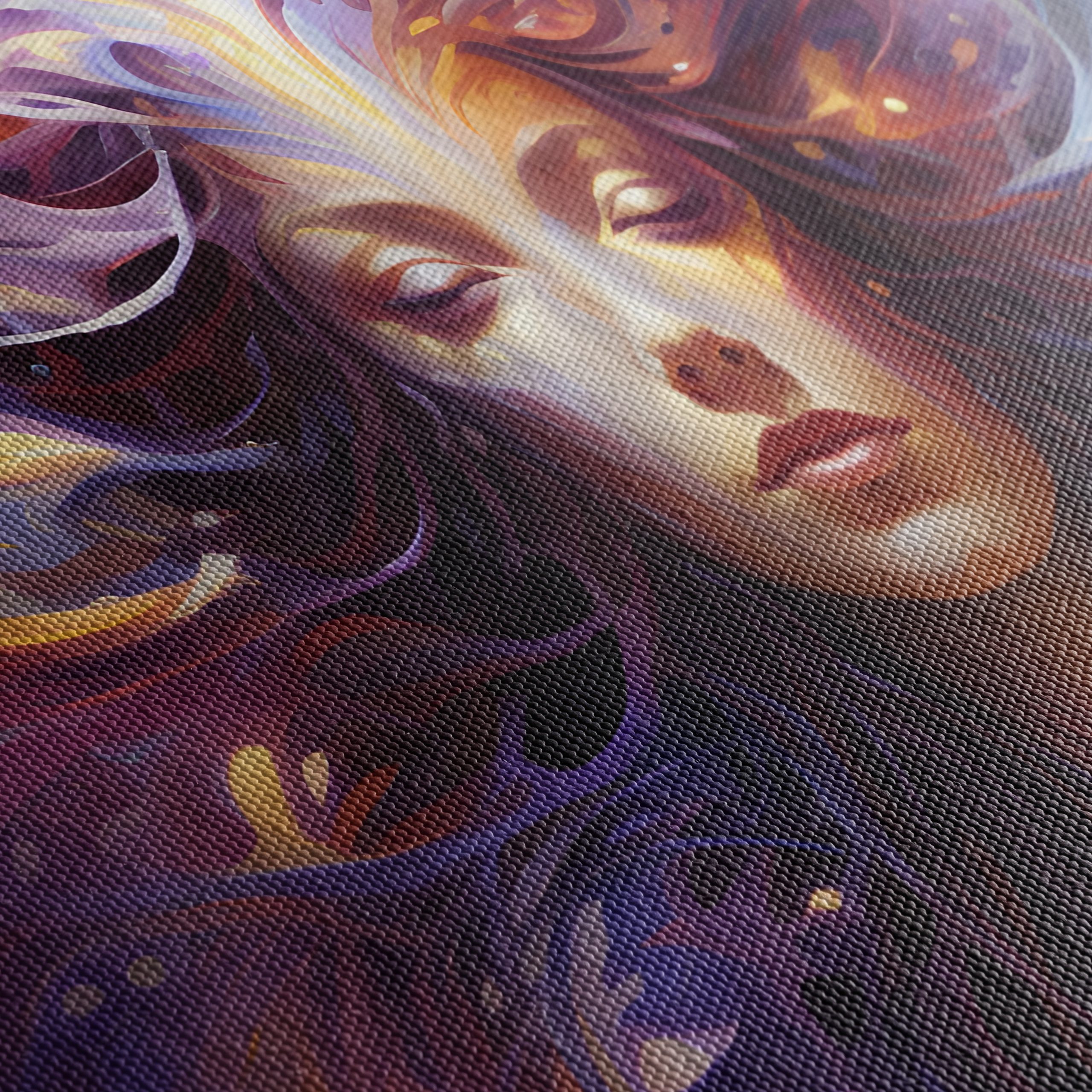 Abstract Contemporary Portrait with Vibrant Colors - Image 5