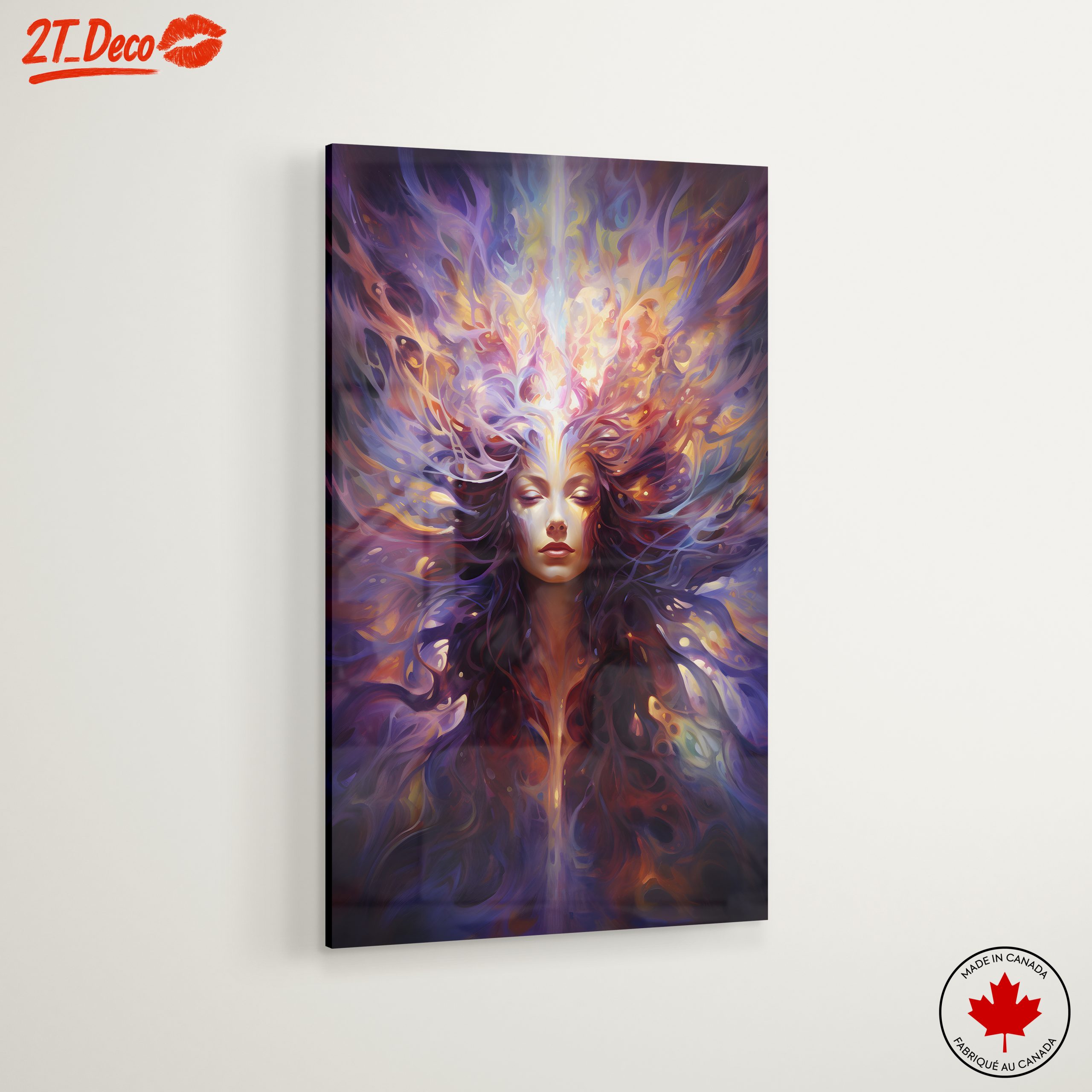 Abstract Contemporary Portrait with Vibrant Colors - Image 6