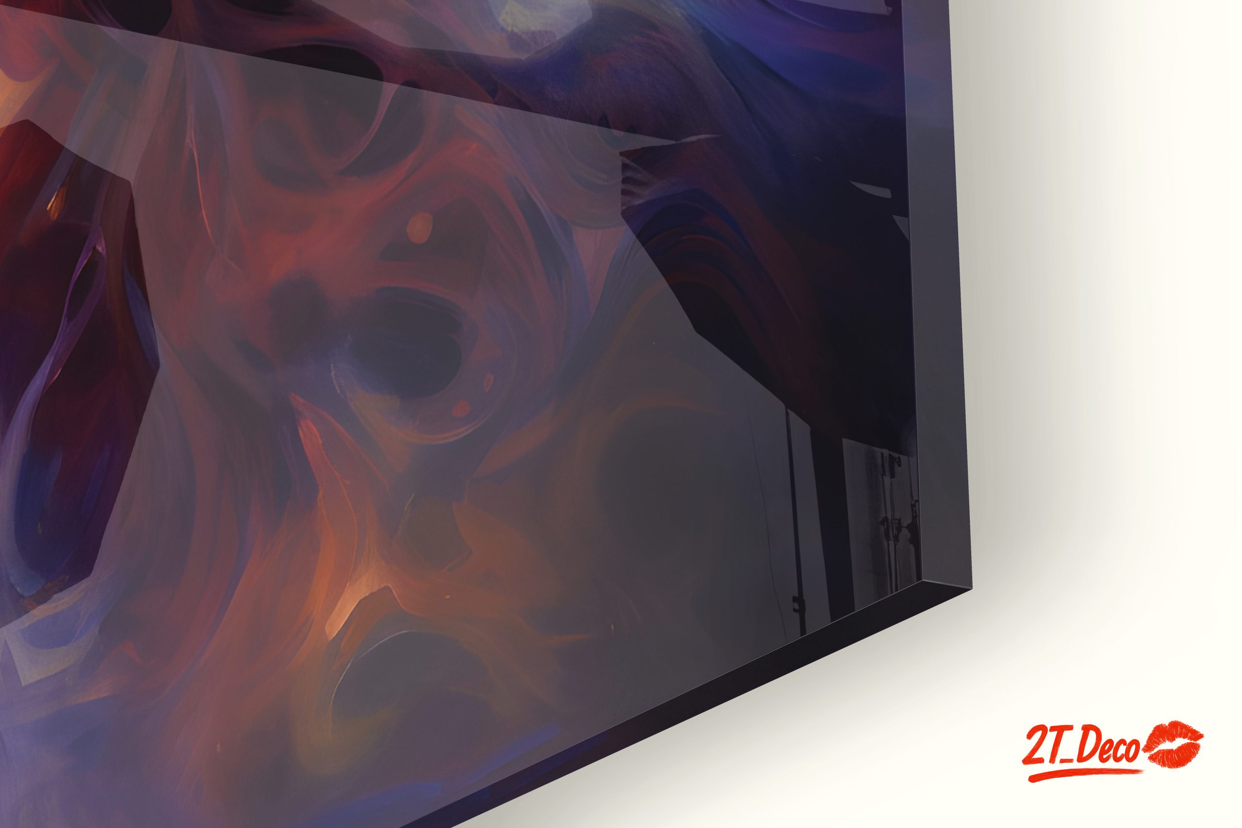 Abstract Contemporary Portrait with Vibrant Colors - Image 9