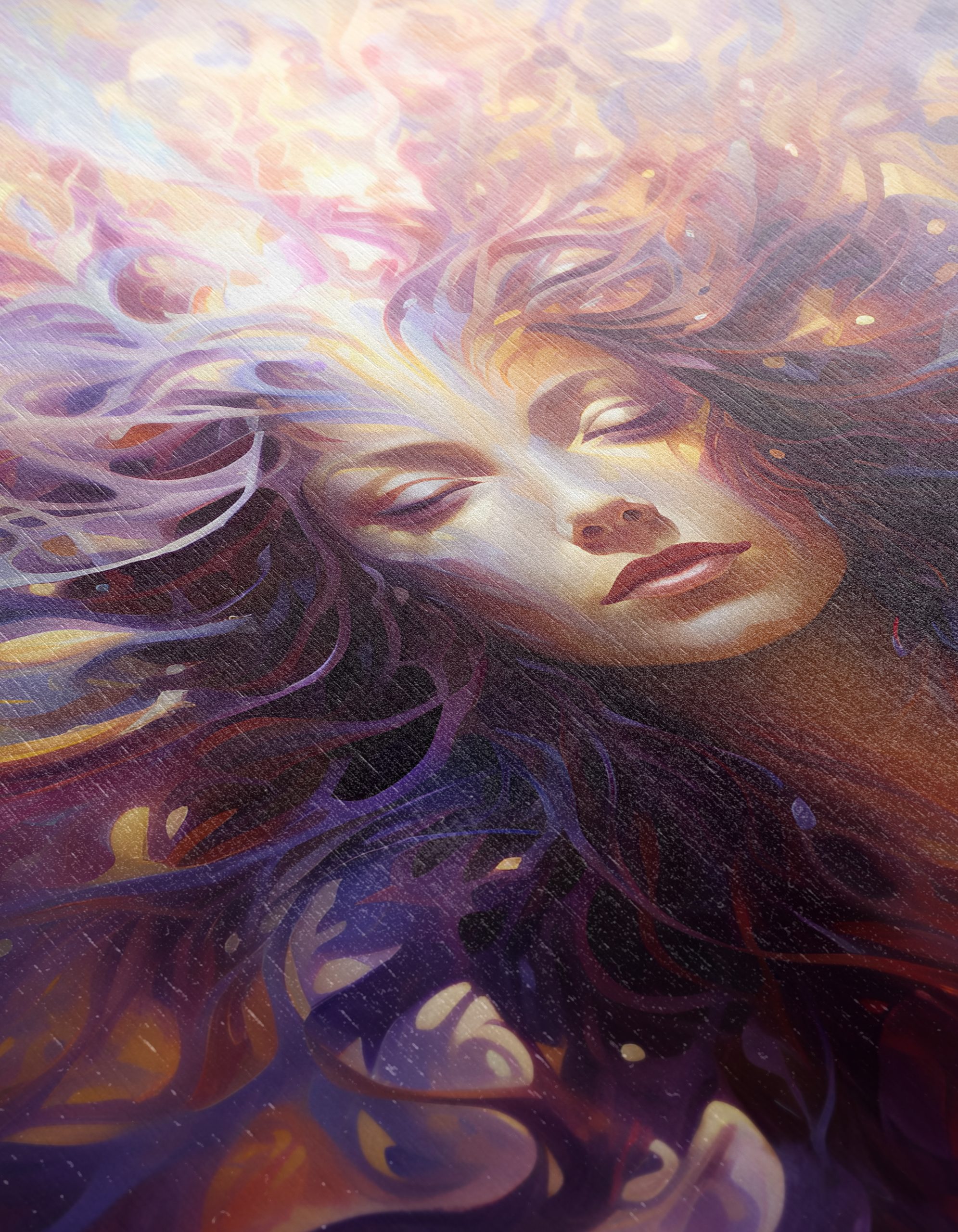Abstract Contemporary Portrait with Vibrant Colors - Image 12