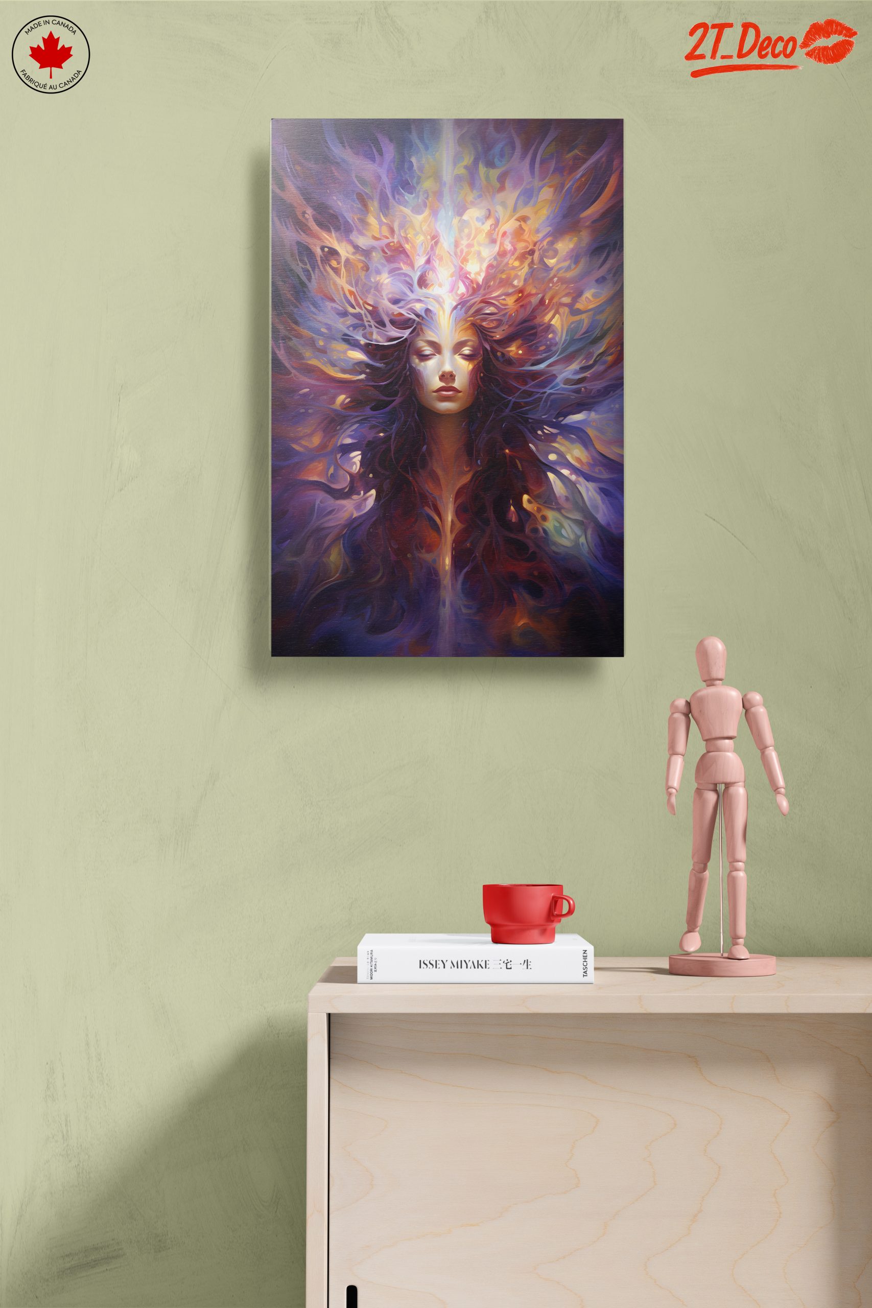Abstract Contemporary Portrait with Vibrant Colors - Image 14
