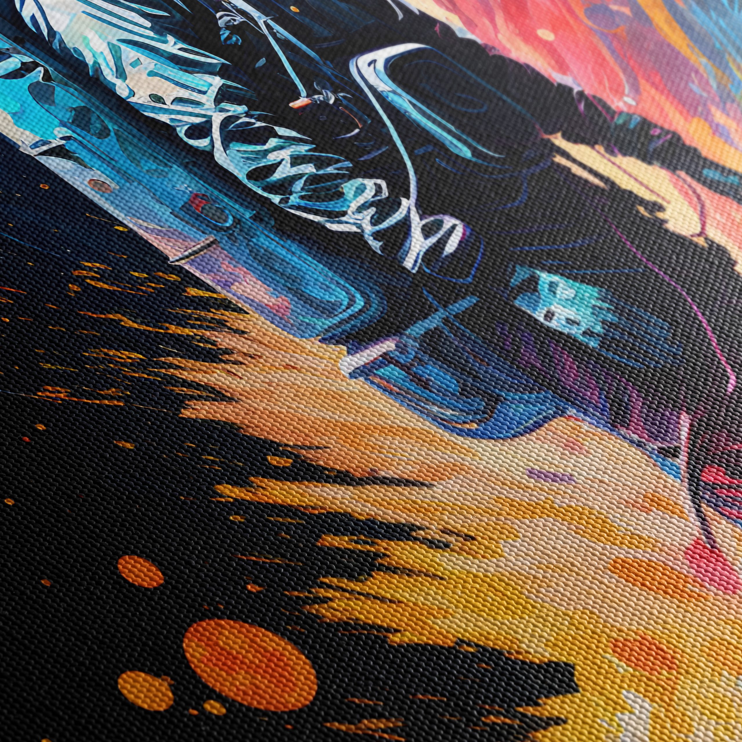 Vibrant Astronaut in Colorful Space - Image 5