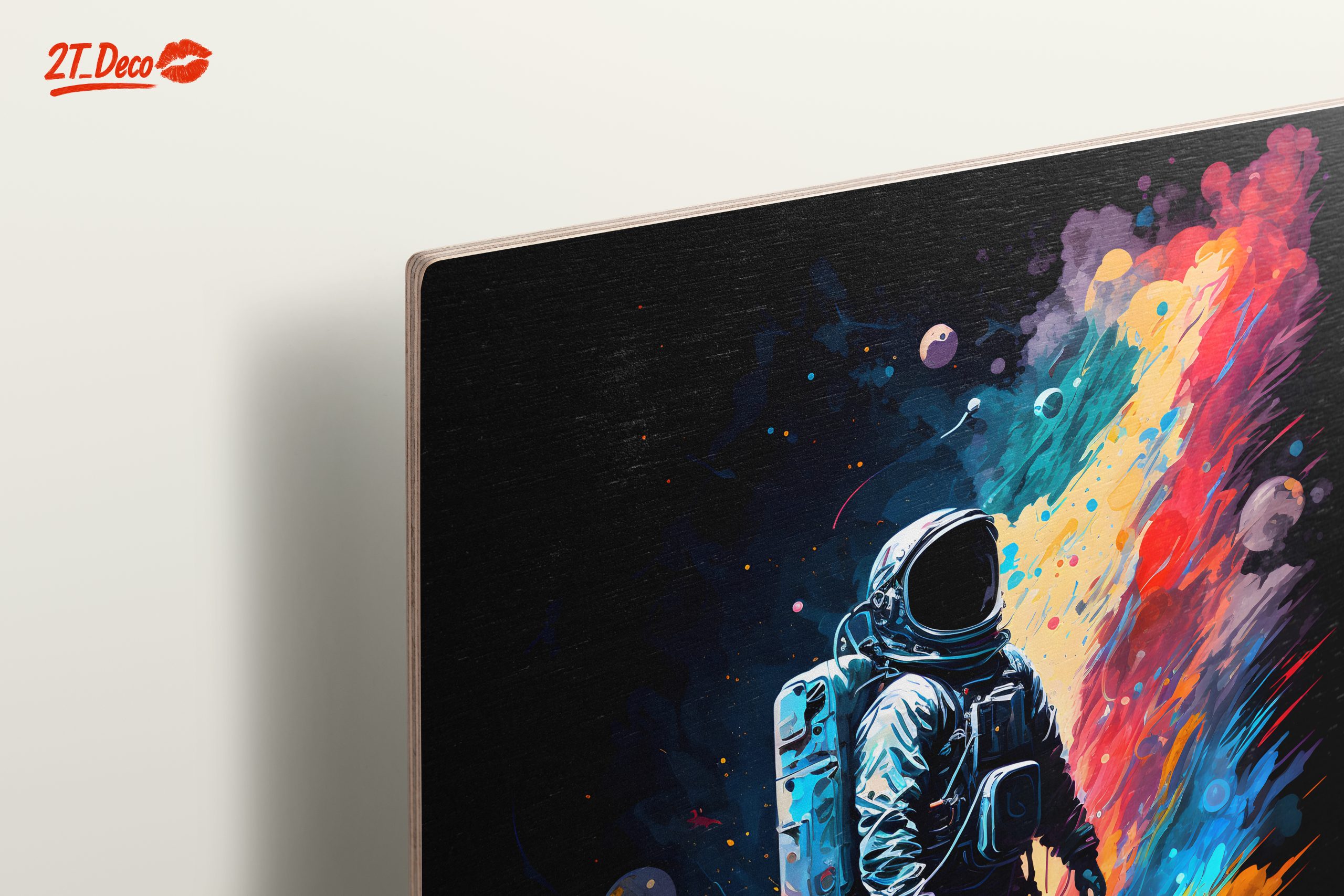 Vibrant Astronaut in Colorful Space - Image 15
