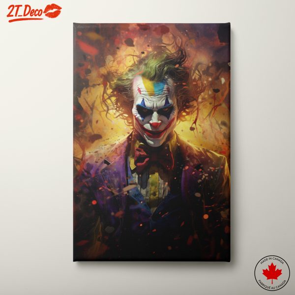 Striking Joker Art in Vivid Colors
