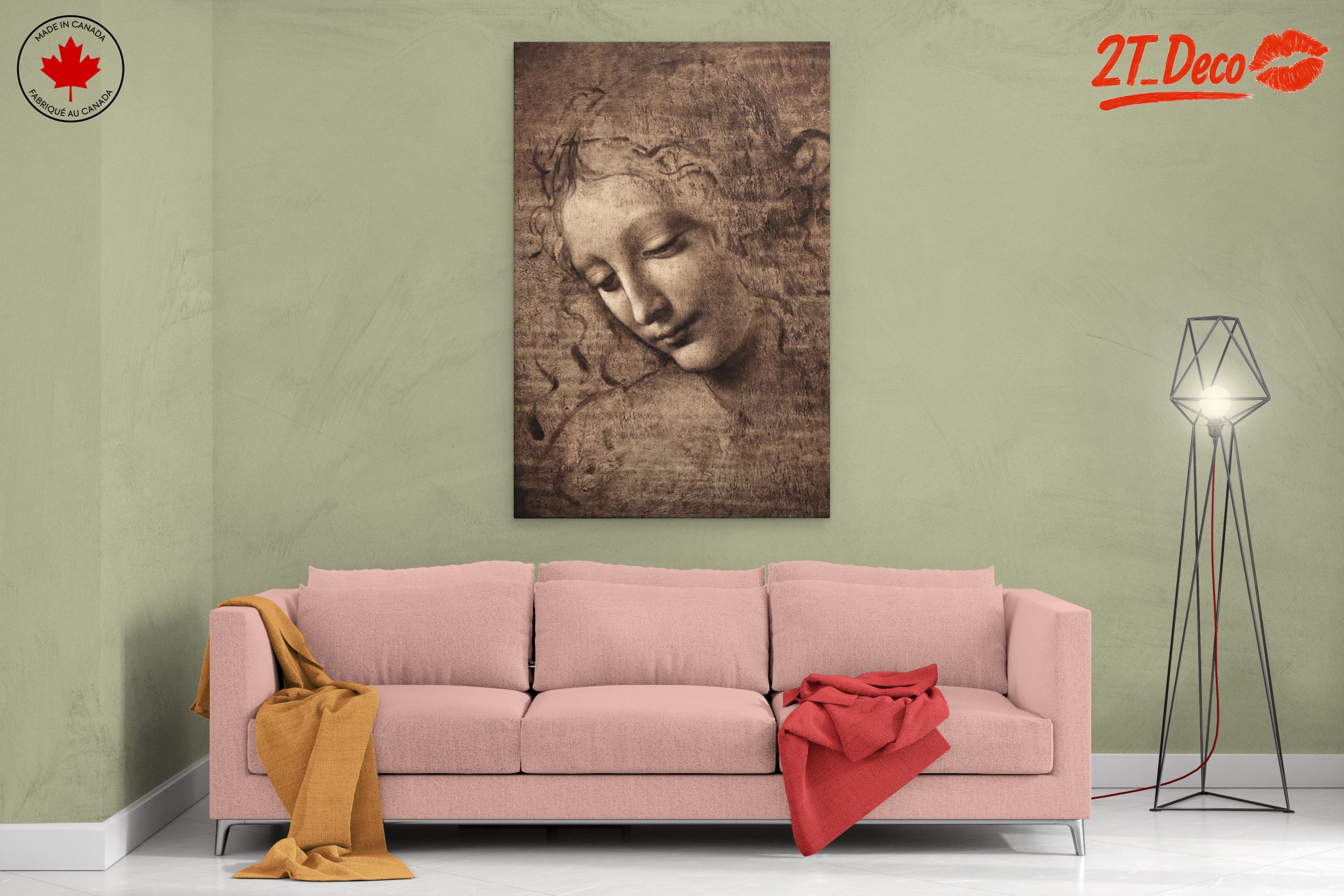 Stylized Contemporary Portrait of a Young Woman - Image 2