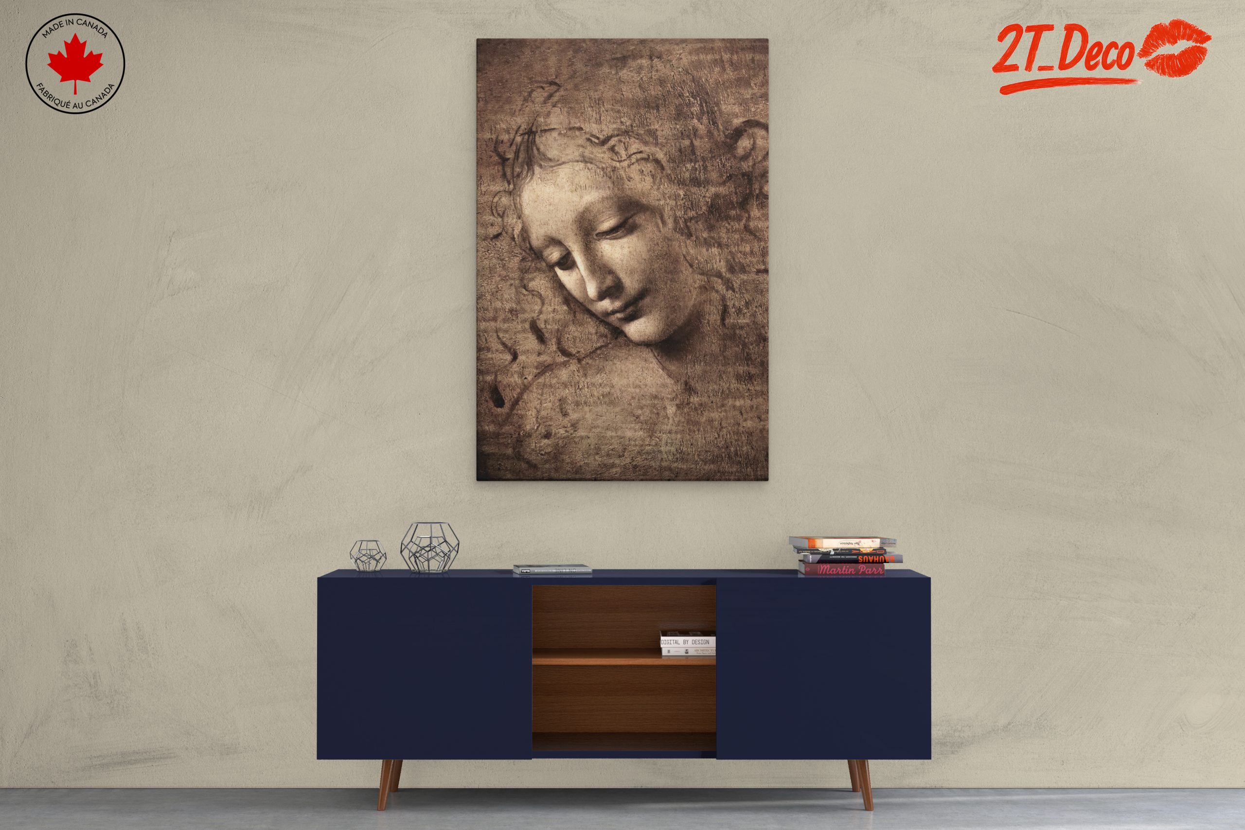 Stylized Contemporary Portrait of a Young Woman - Image 3