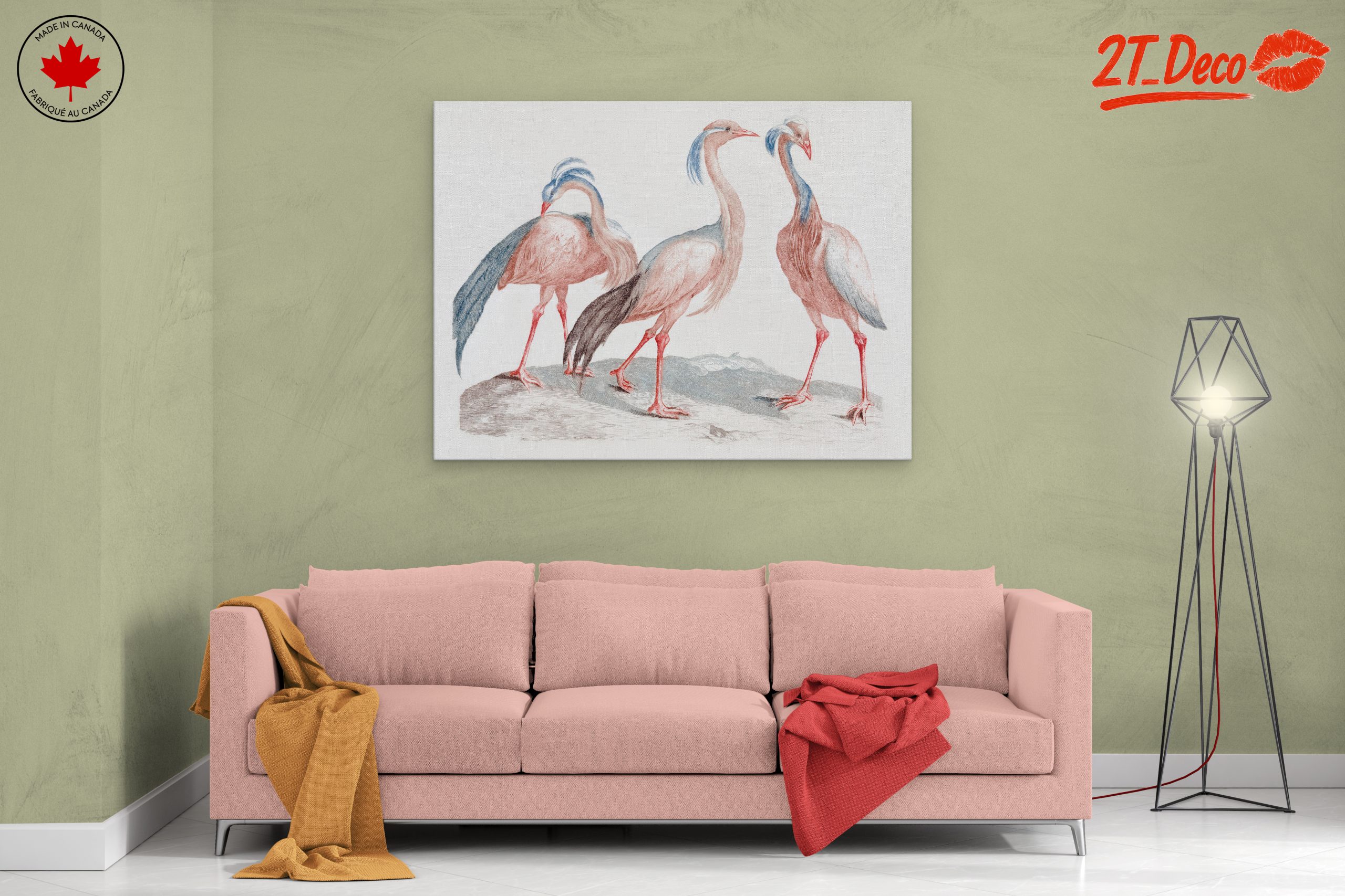 Elegant Bird Illustrations in Soft Hues - Image 2