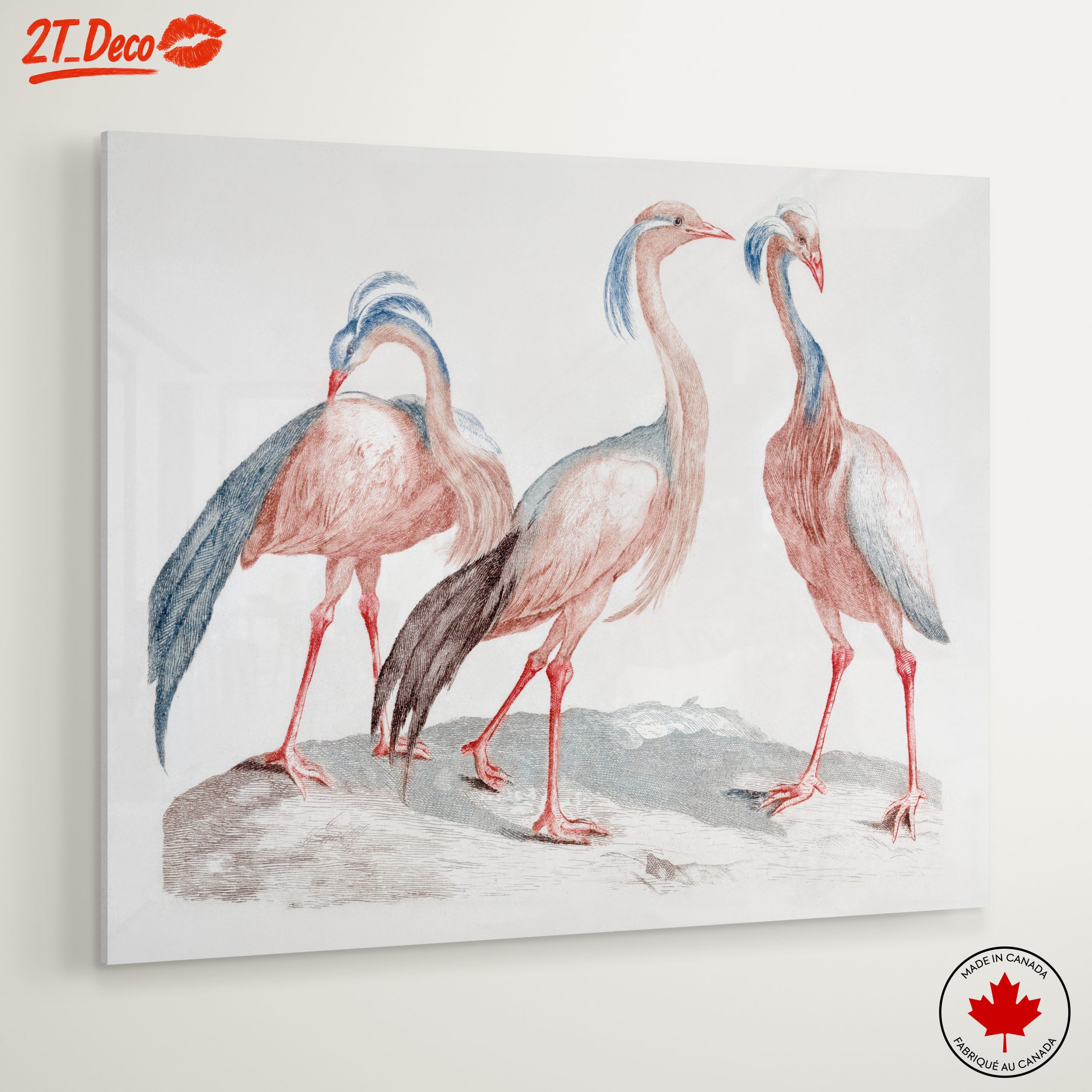 Elegant Bird Illustrations in Soft Hues - Image 6