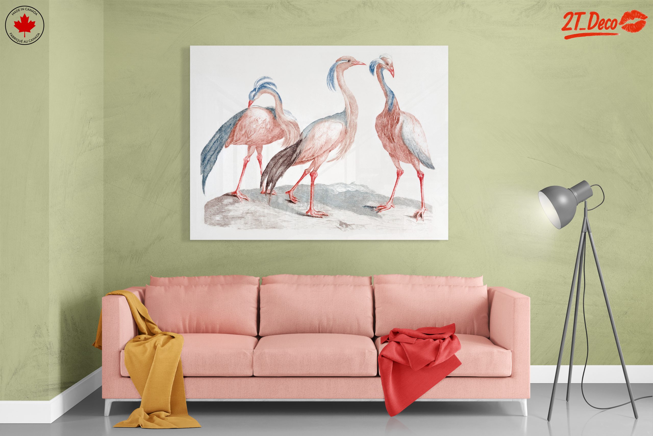 Elegant Bird Illustrations in Soft Hues - Image 7