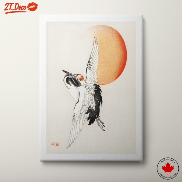 Stylized Bird Flying Towards the Sun