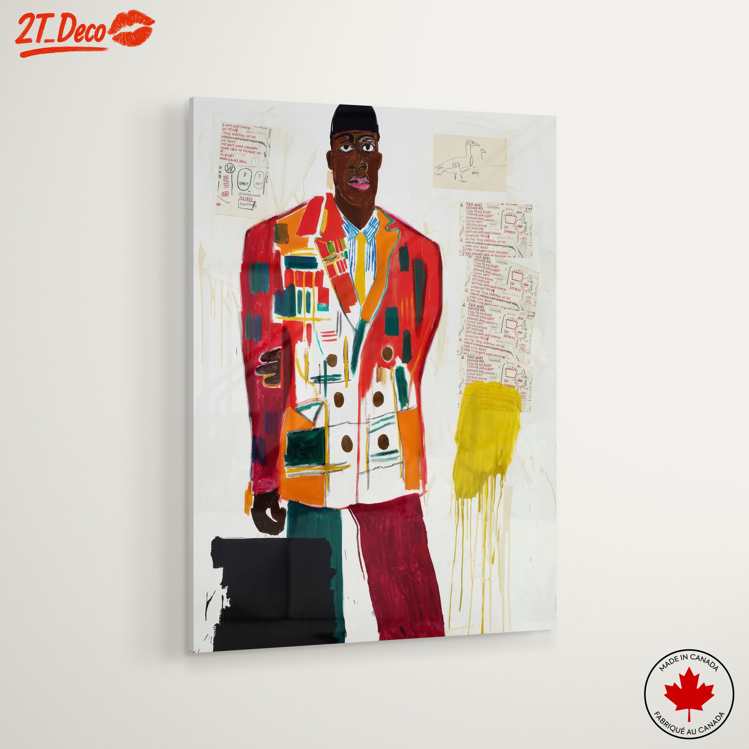 Vibrant Cultural Portrait with Bold Colors - Image 6