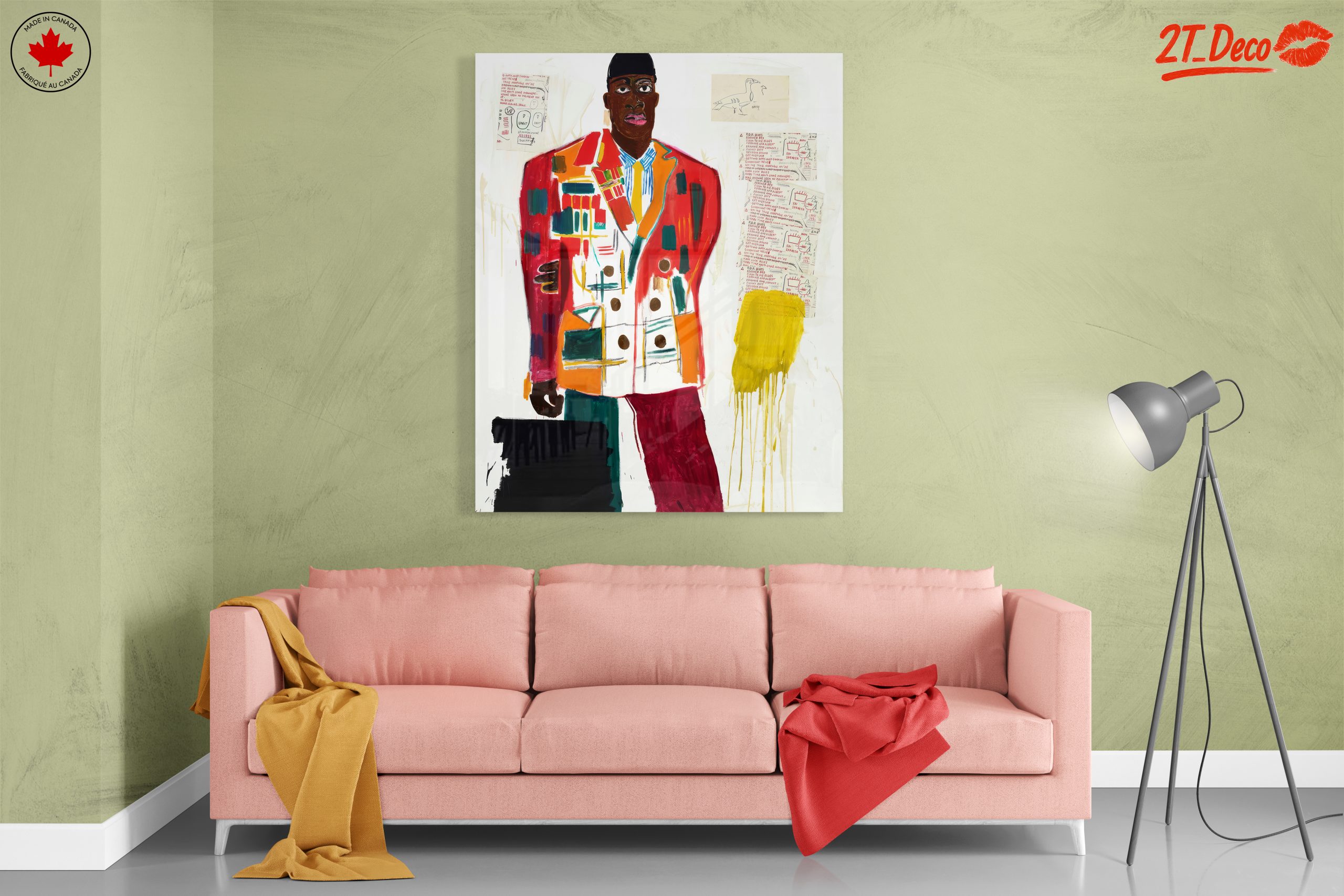 Vibrant Cultural Portrait with Bold Colors - Image 7