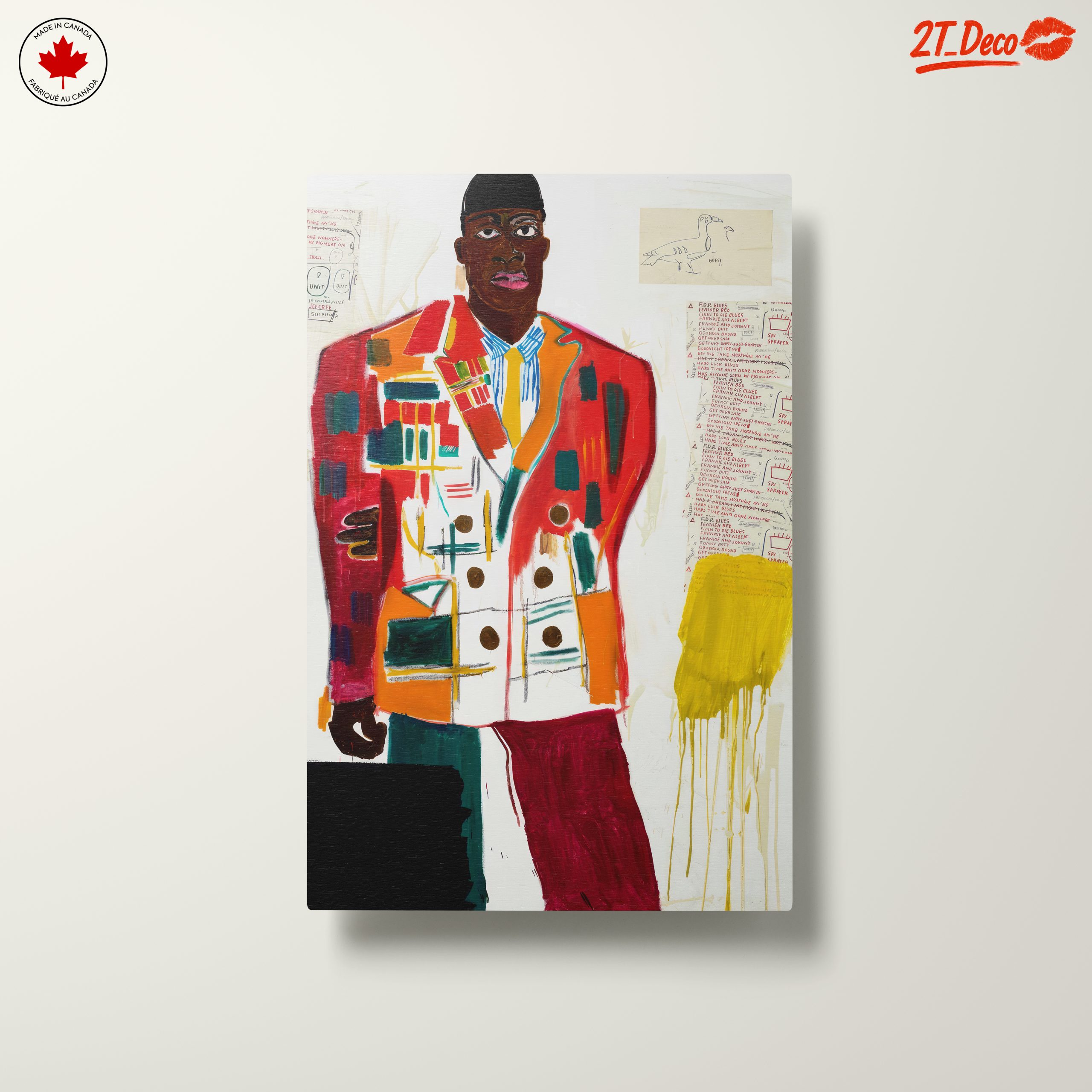 Vibrant Cultural Portrait with Bold Colors - Image 10
