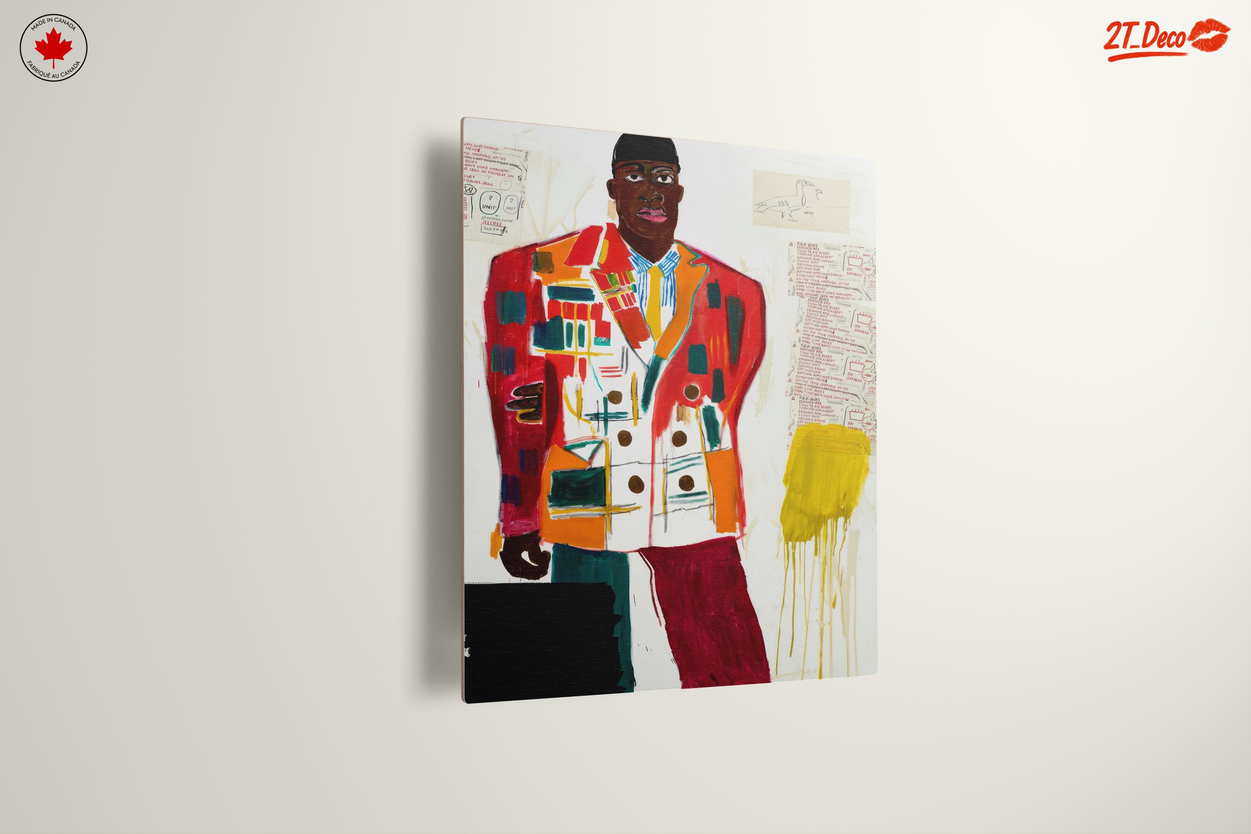 Vibrant Cultural Portrait with Bold Colors - Image 13