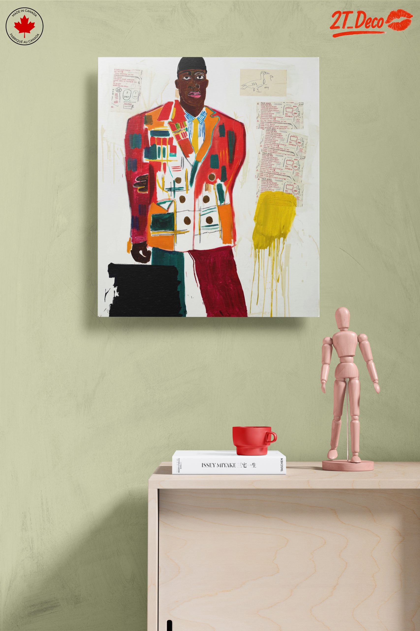 Vibrant Cultural Portrait with Bold Colors - Image 14
