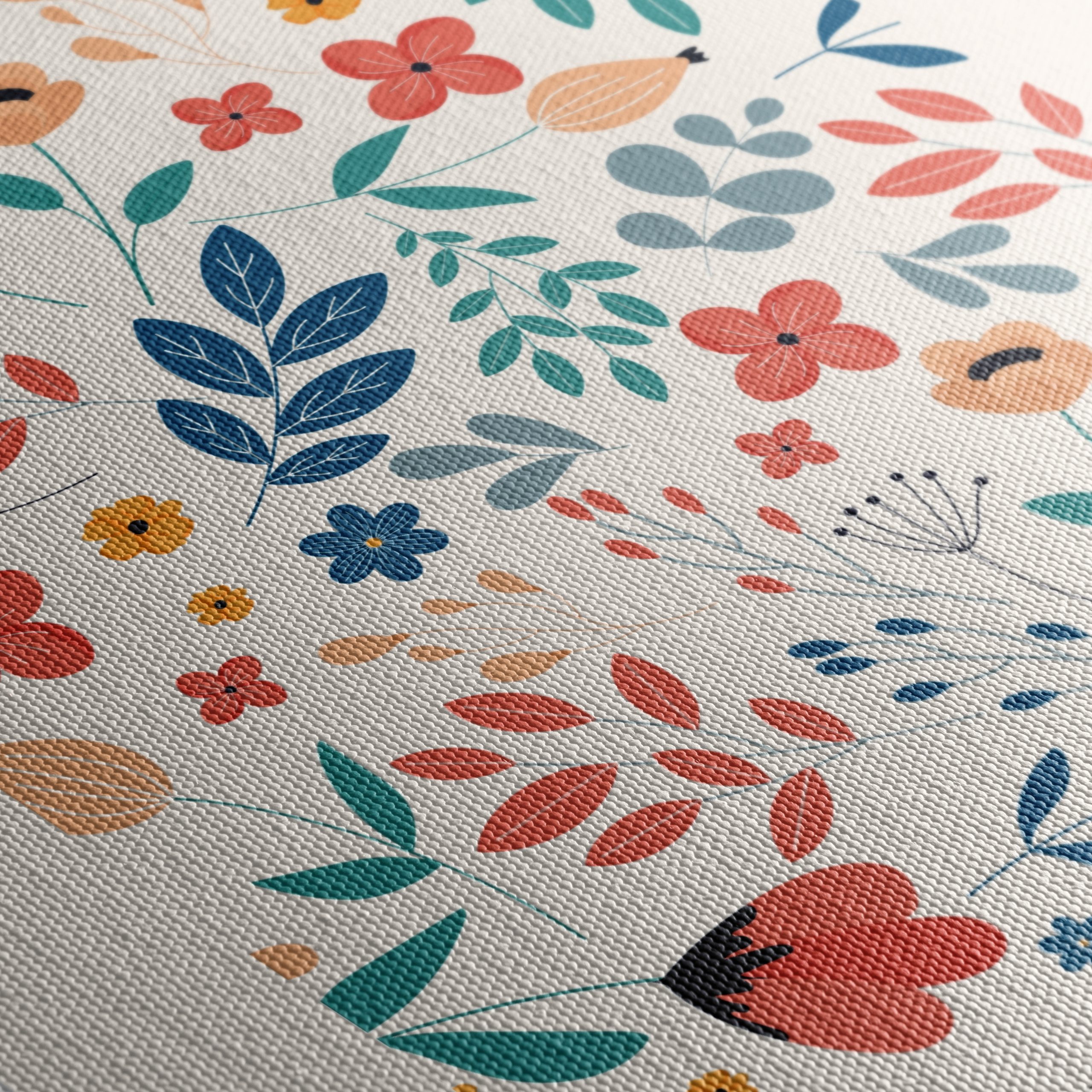 Flower Market Art with Colorful Floral Design - Image 5