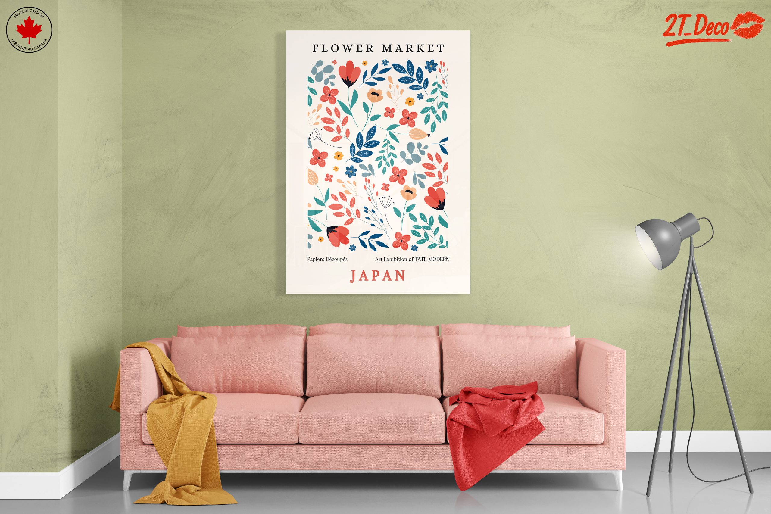Flower Market Art with Colorful Floral Design - Image 7