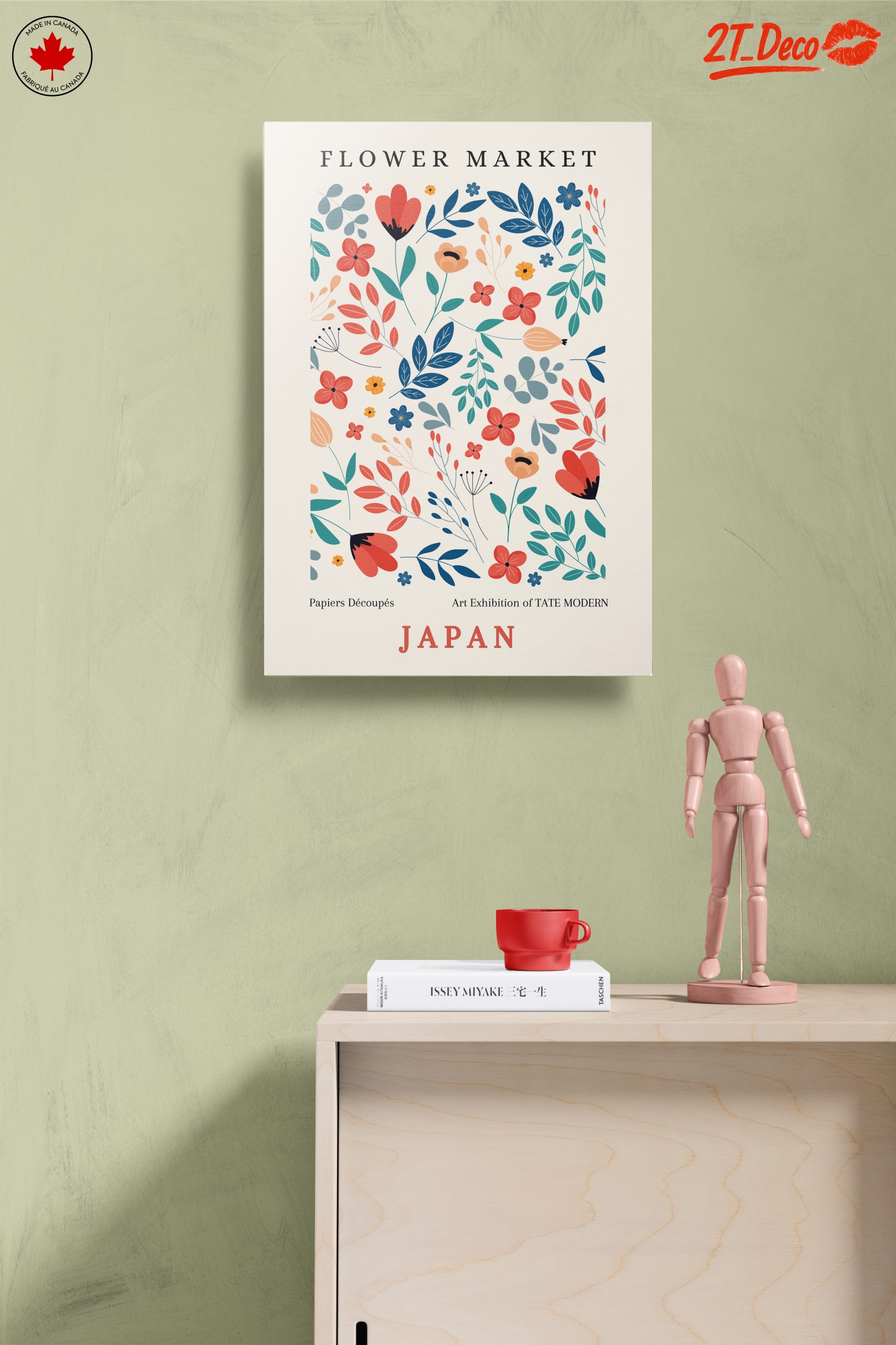 Flower Market Art with Colorful Floral Design - Image 14