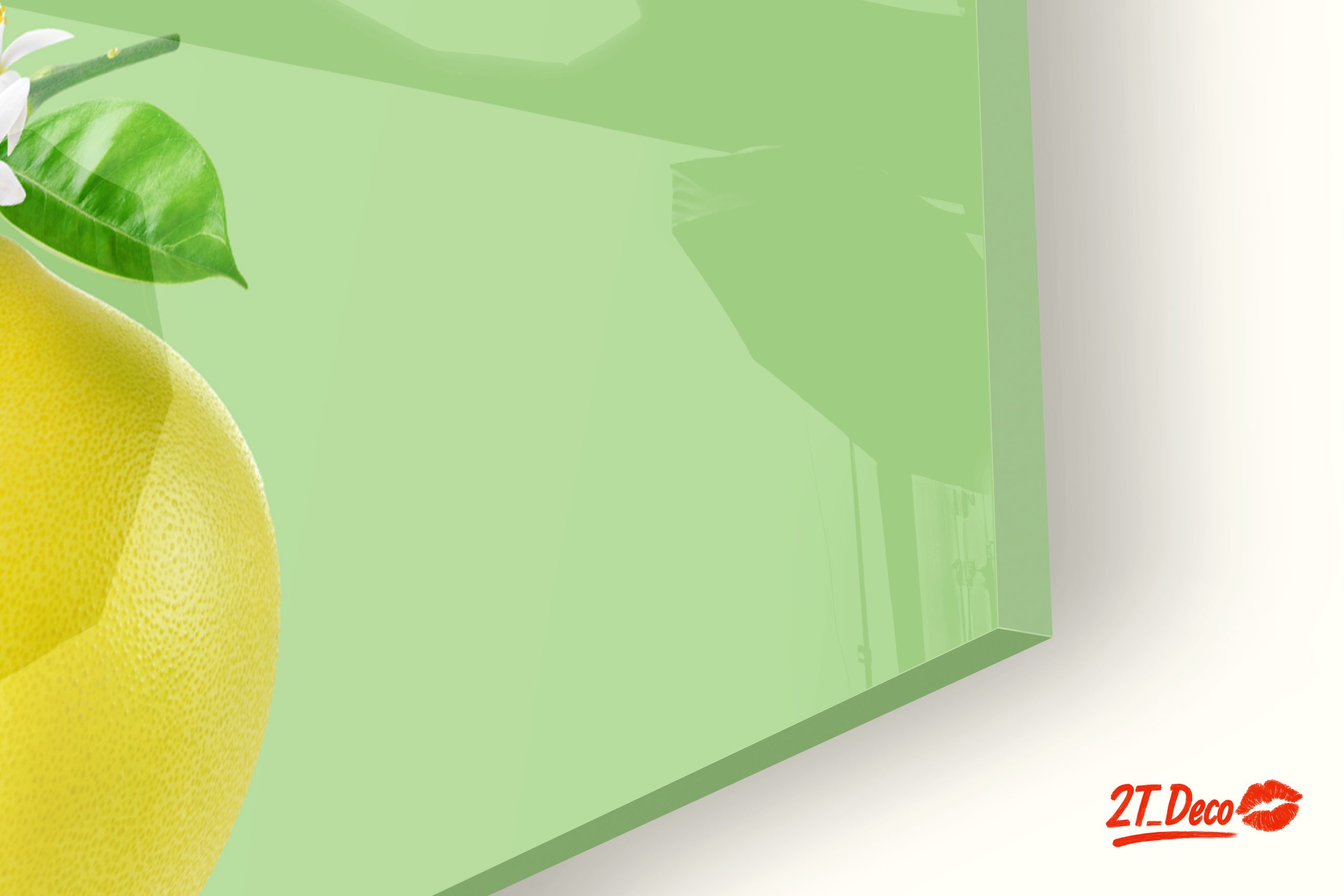 Stylized Yellow Pears and Flowers Art - Image 9