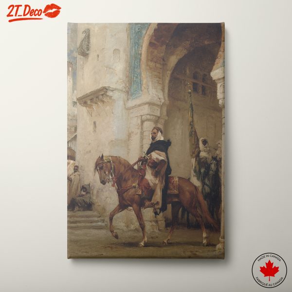 Mounted Figure in Historical Context Art