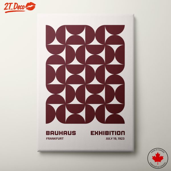 Geometric Bauhaus Exhibition Art