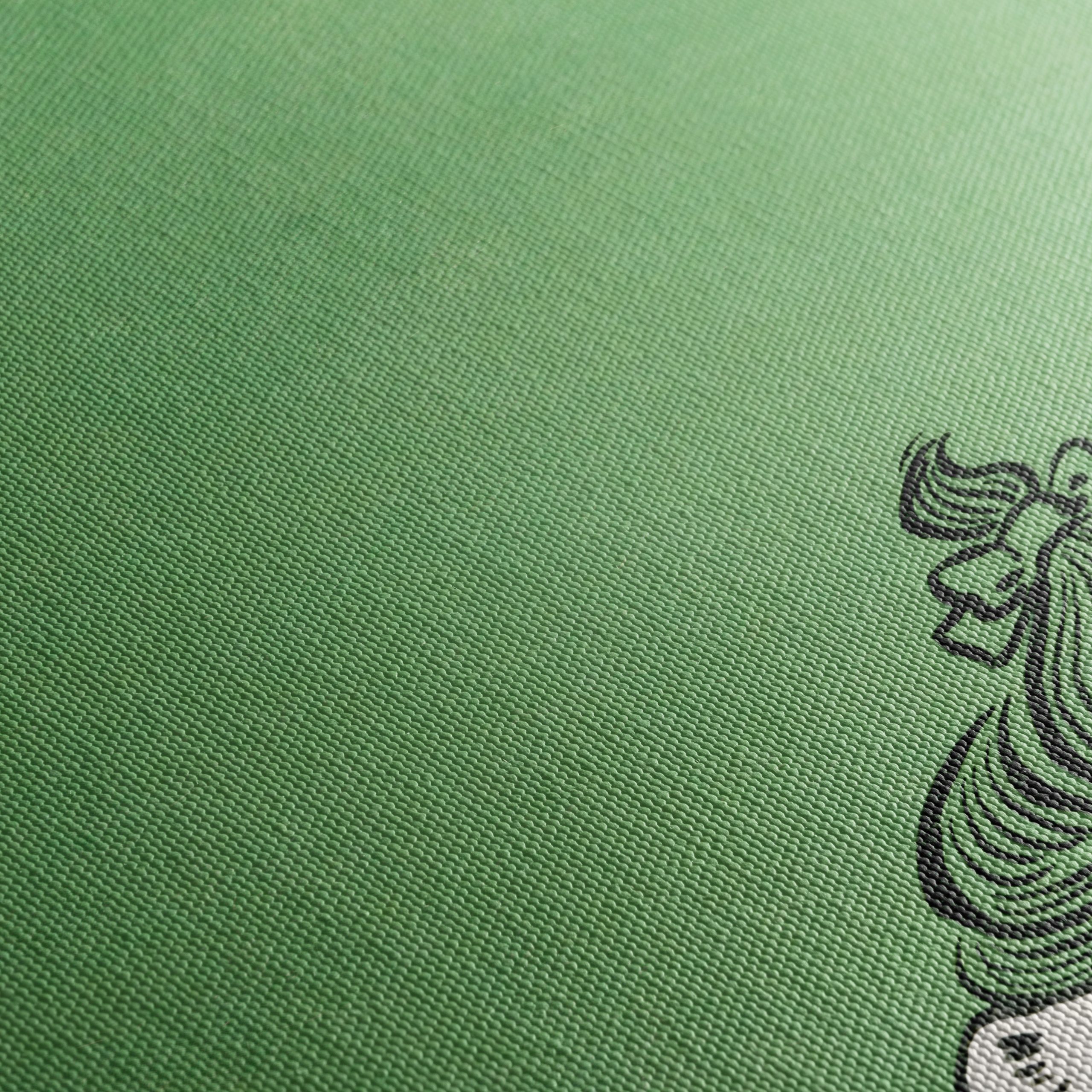 Whimsical Cartoon Character with Green Background - Image 5