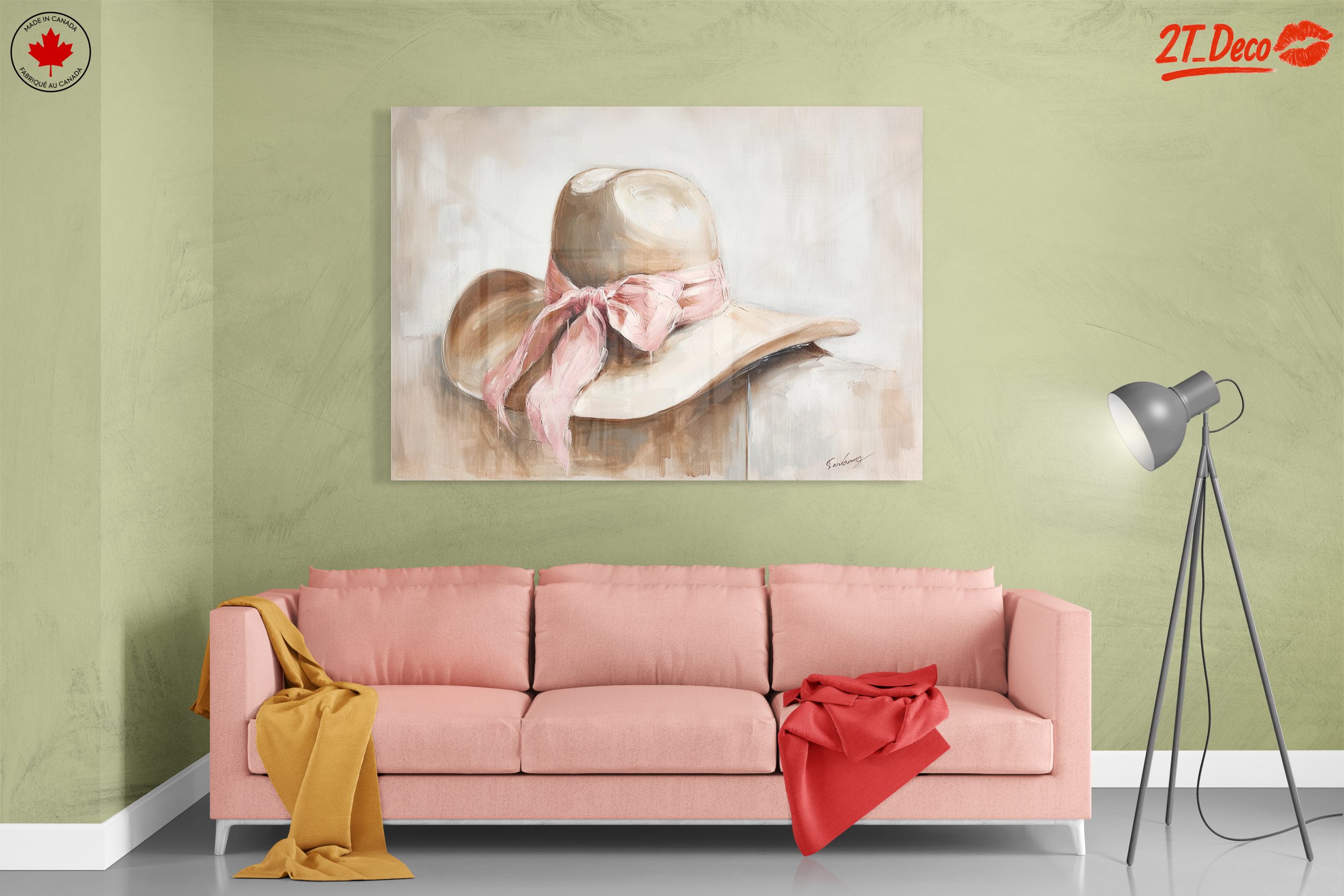Chic and Elegant Hat Artwork for Home Décor - Image 7