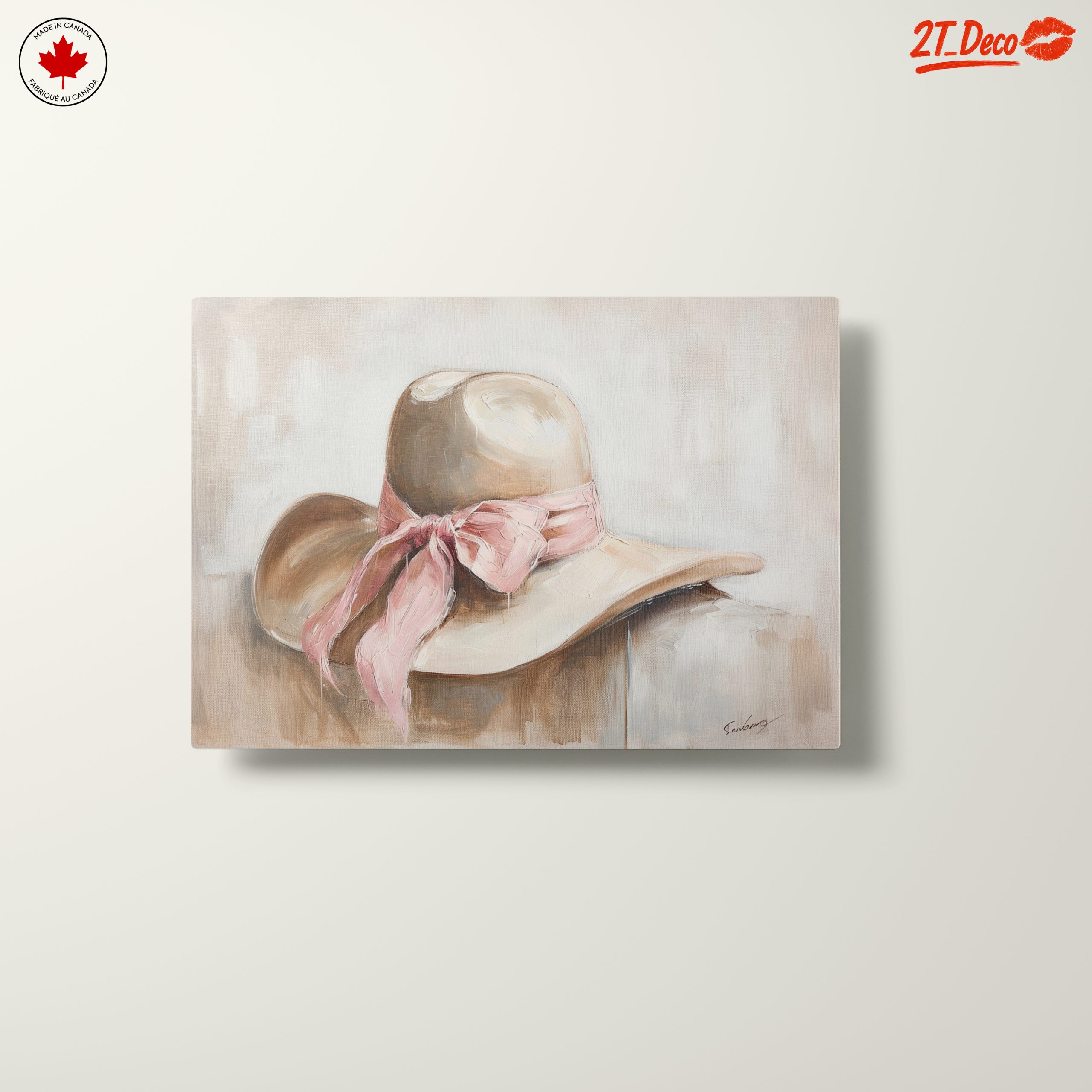 Chic and Elegant Hat Artwork for Home Décor - Image 10