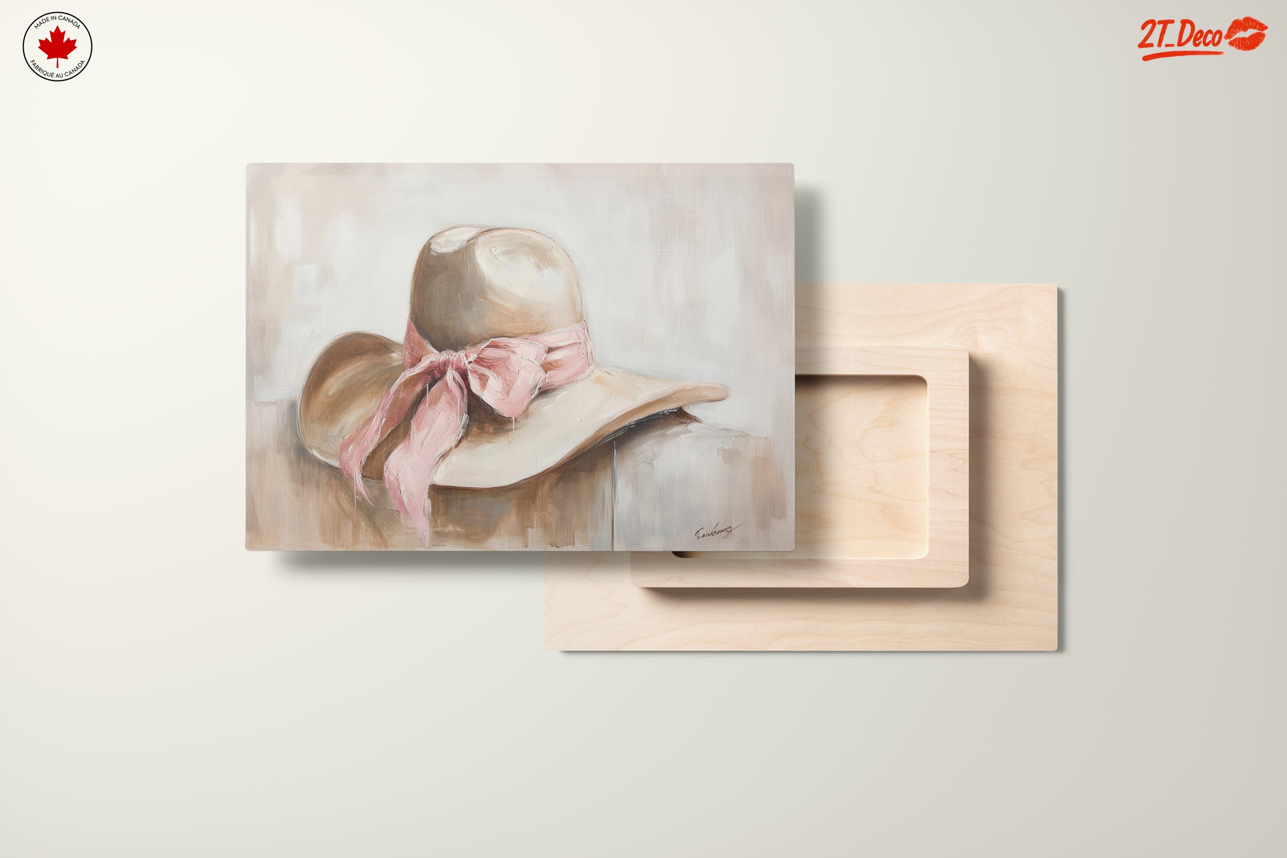 Chic and Elegant Hat Artwork for Home Décor - Image 11