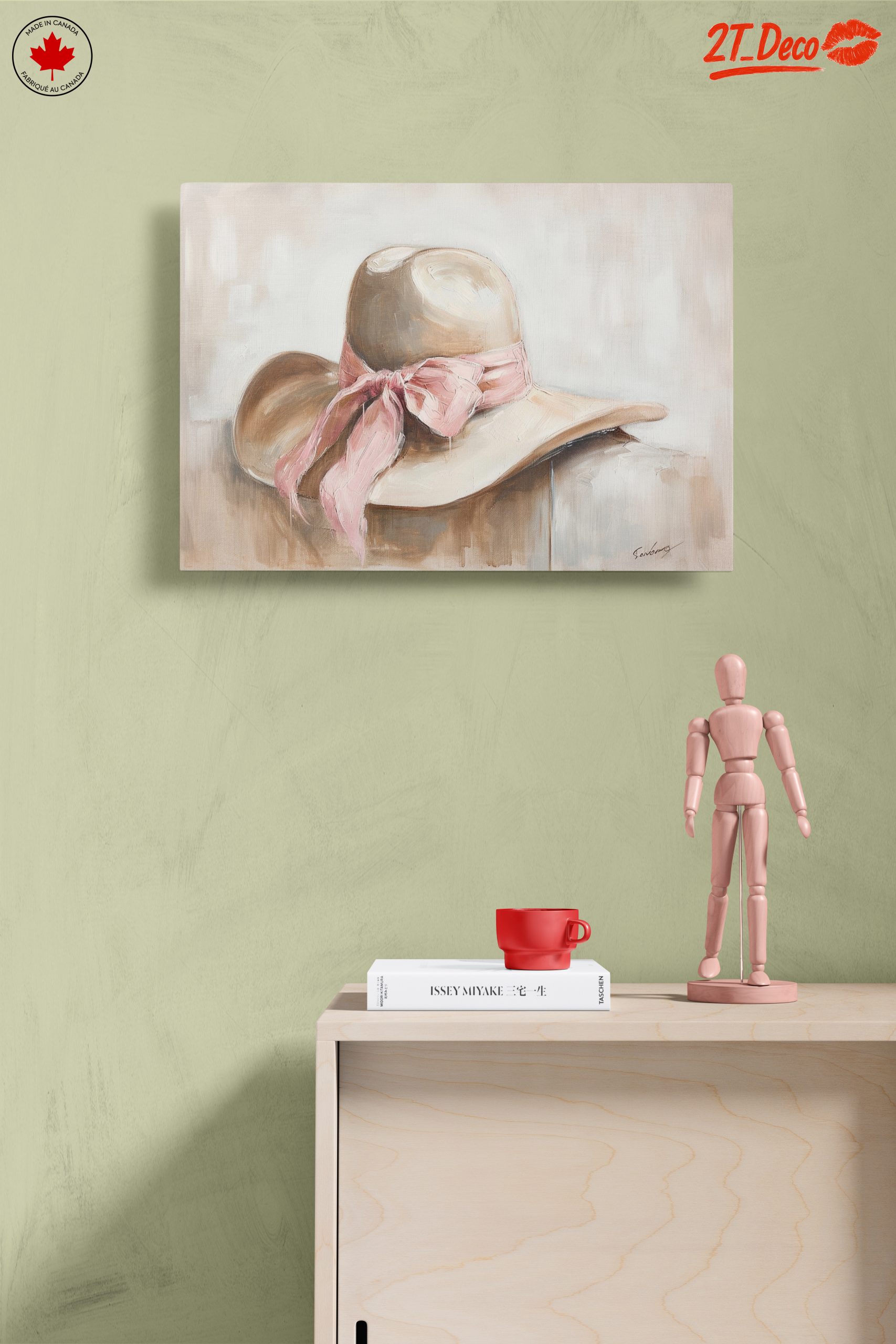 Chic and Elegant Hat Artwork for Home Décor - Image 14