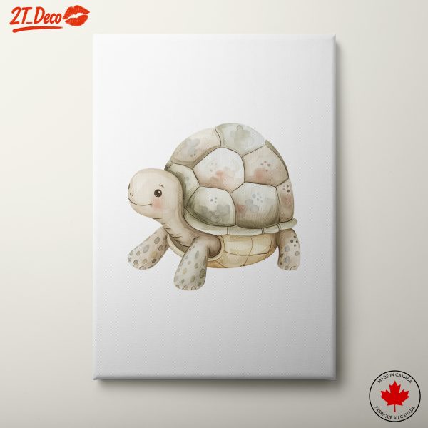 Cute Turtle Illustration for Kids
