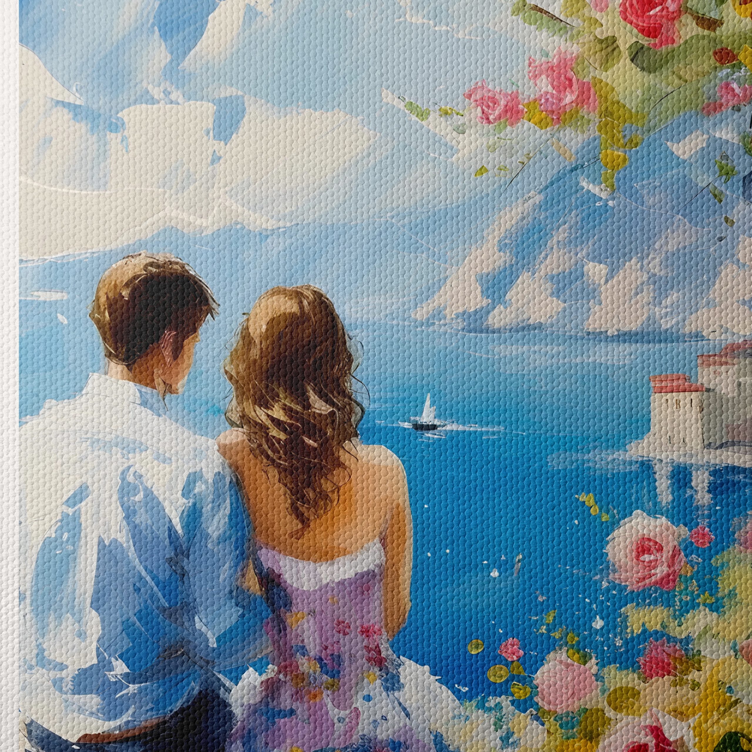 Romantic Couple by the Seaside - Image 4