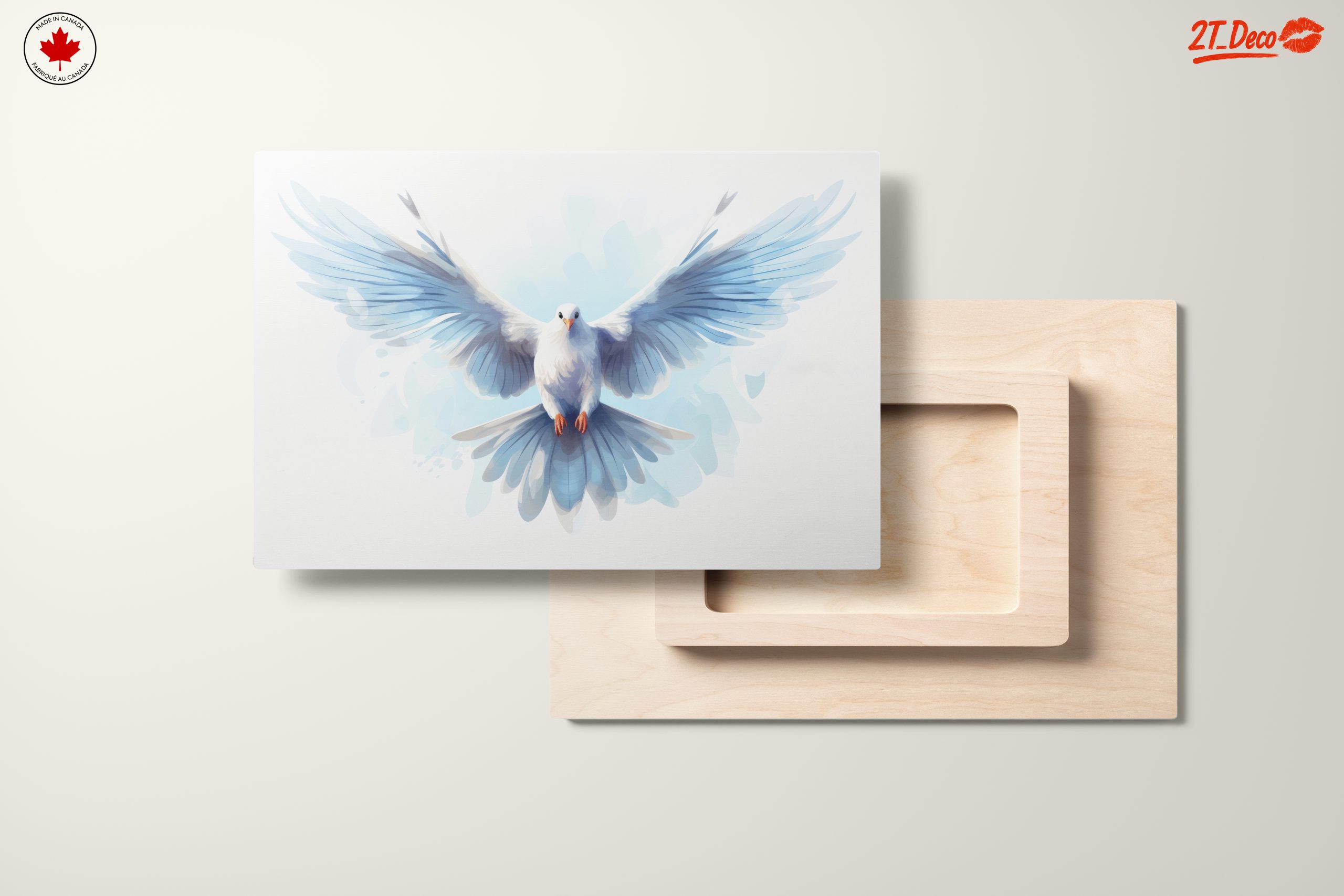 Elegant White Bird in Flight Art - Image 11