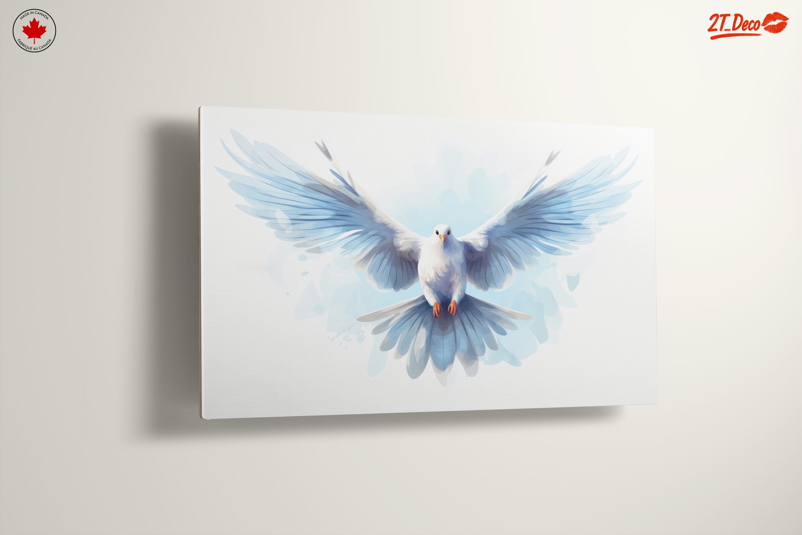 Elegant White Bird in Flight Art - Image 13