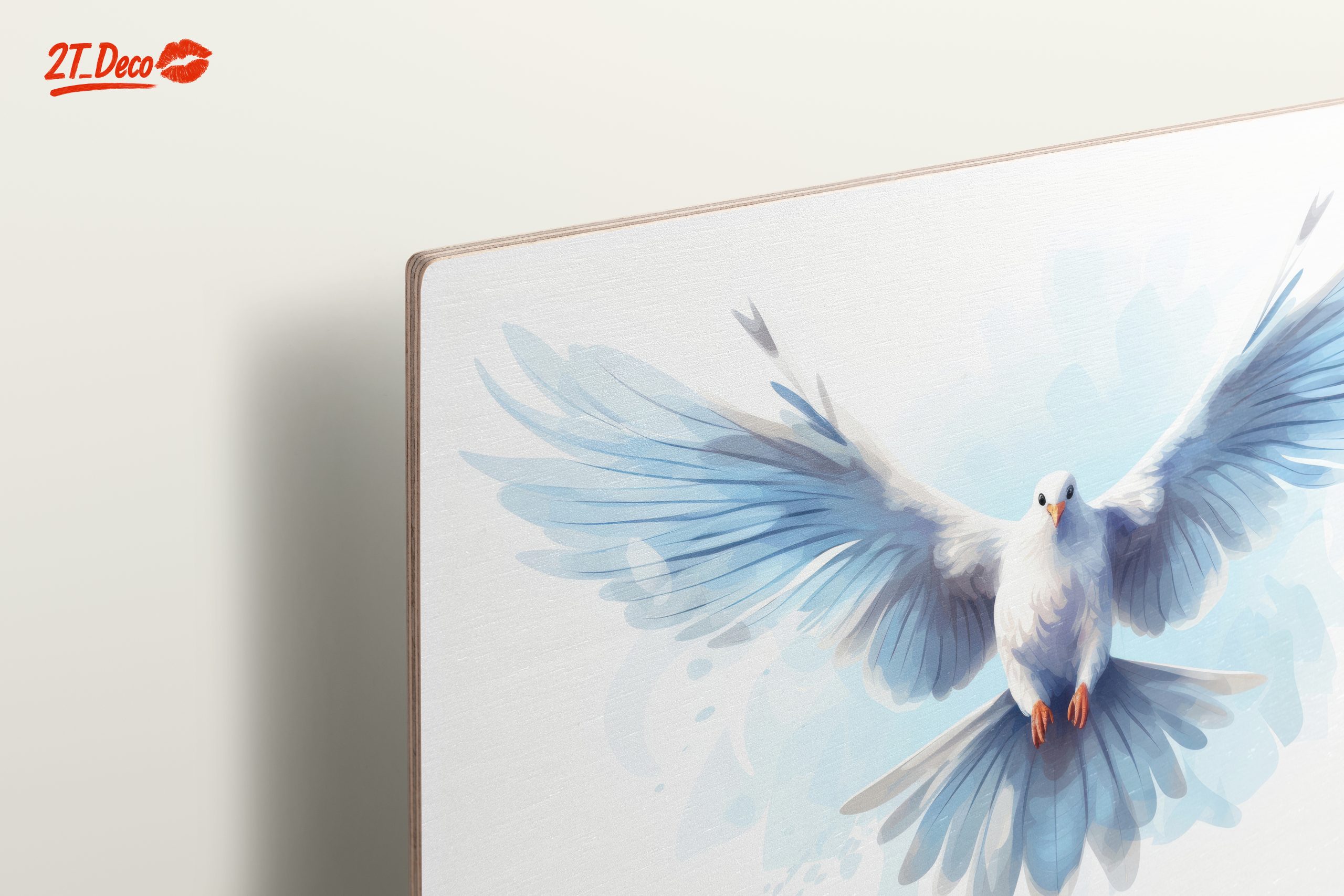 Elegant White Bird in Flight Art - Image 15