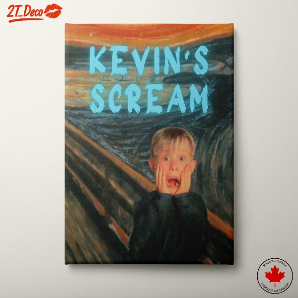 Kevin's Scream Art Inspired by The Scream