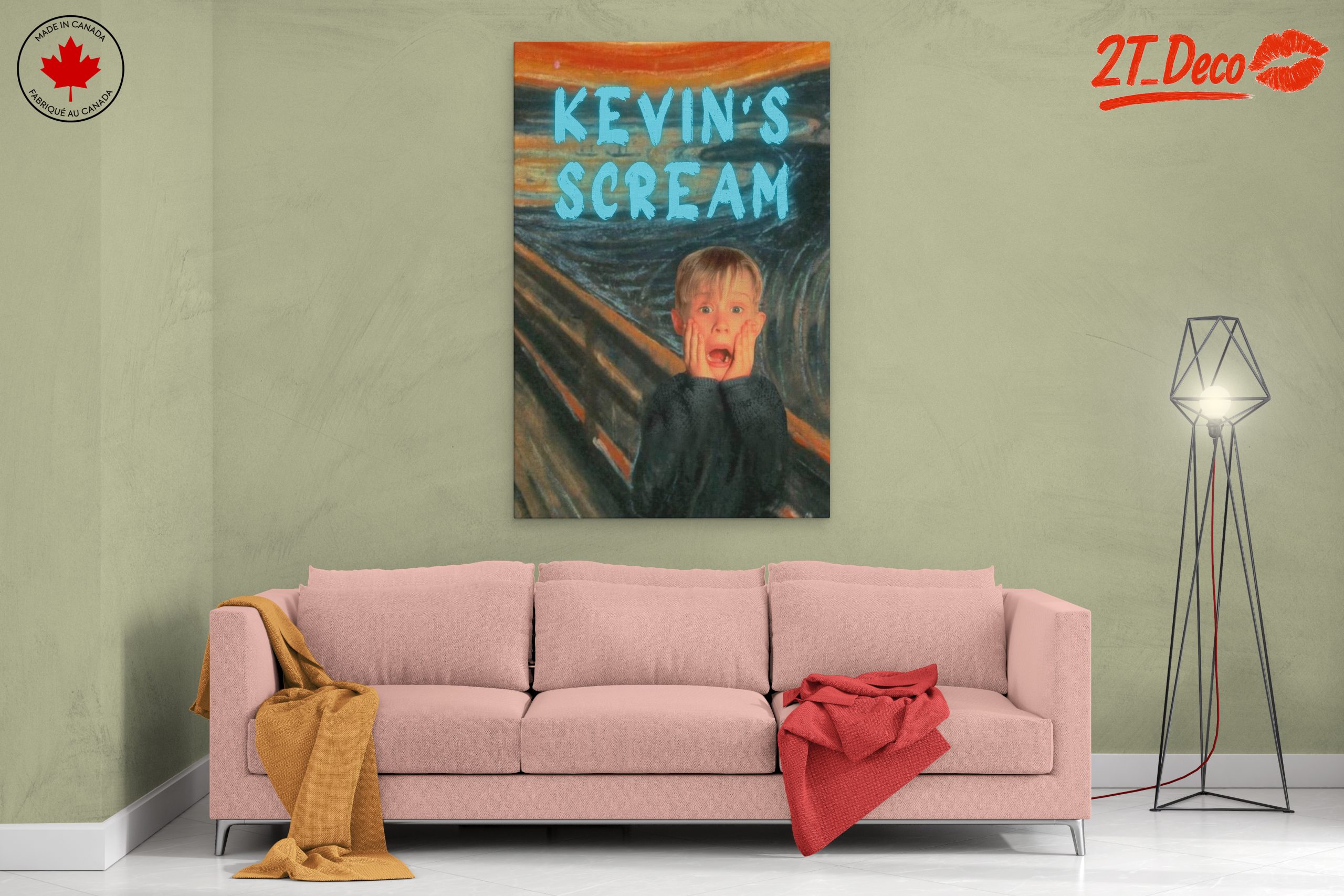 Kevin's Scream Art Inspired by The Scream - Image 2