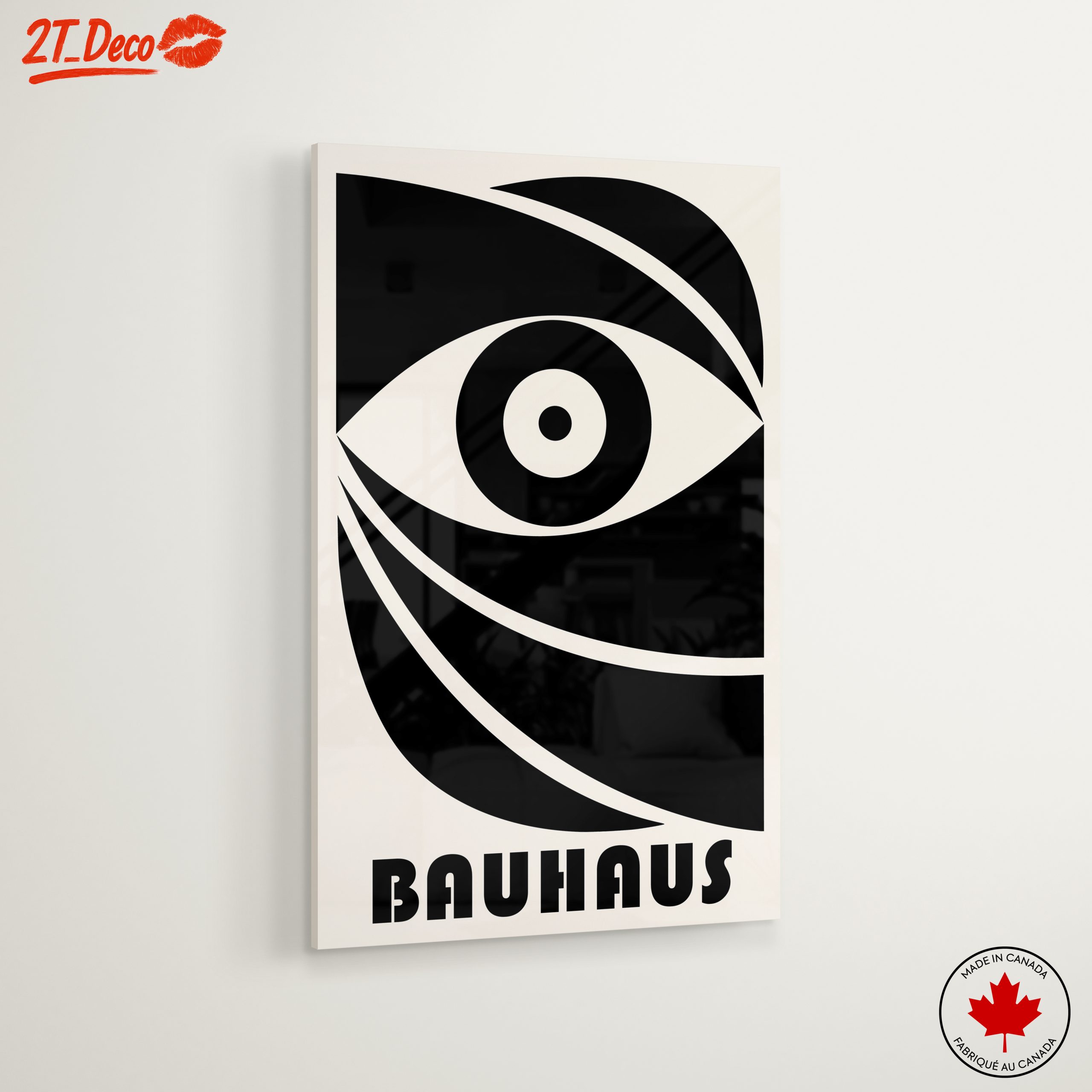 Bauhaus Geometric Art Featuring Eye Design - Image 6